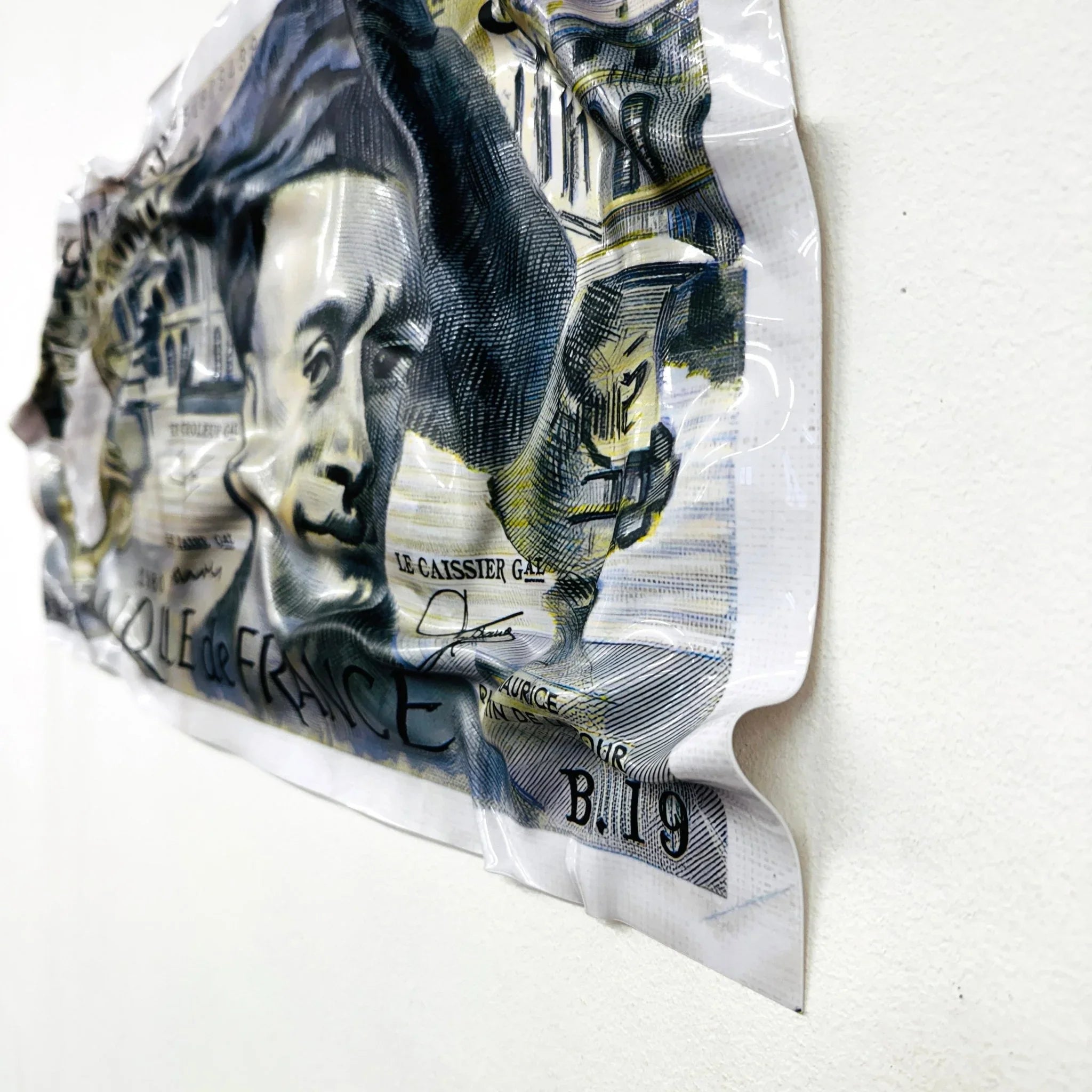 Tableau froissé - 50 Francs 1980 - Luxartis