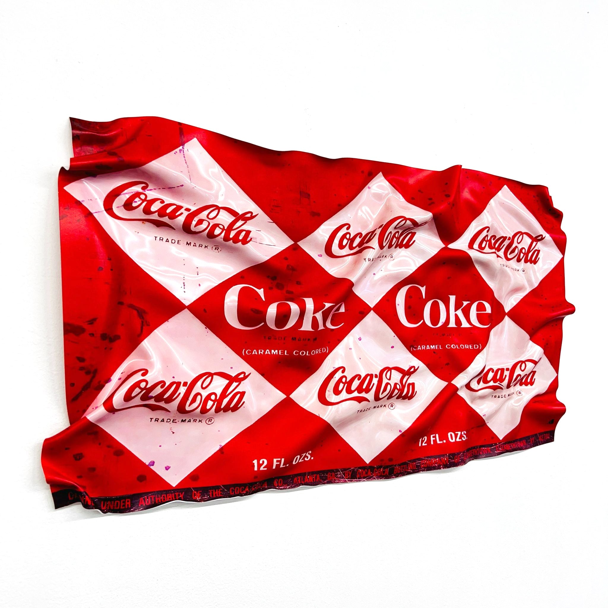 Tableau froissé - Coca Cola - Luxartis