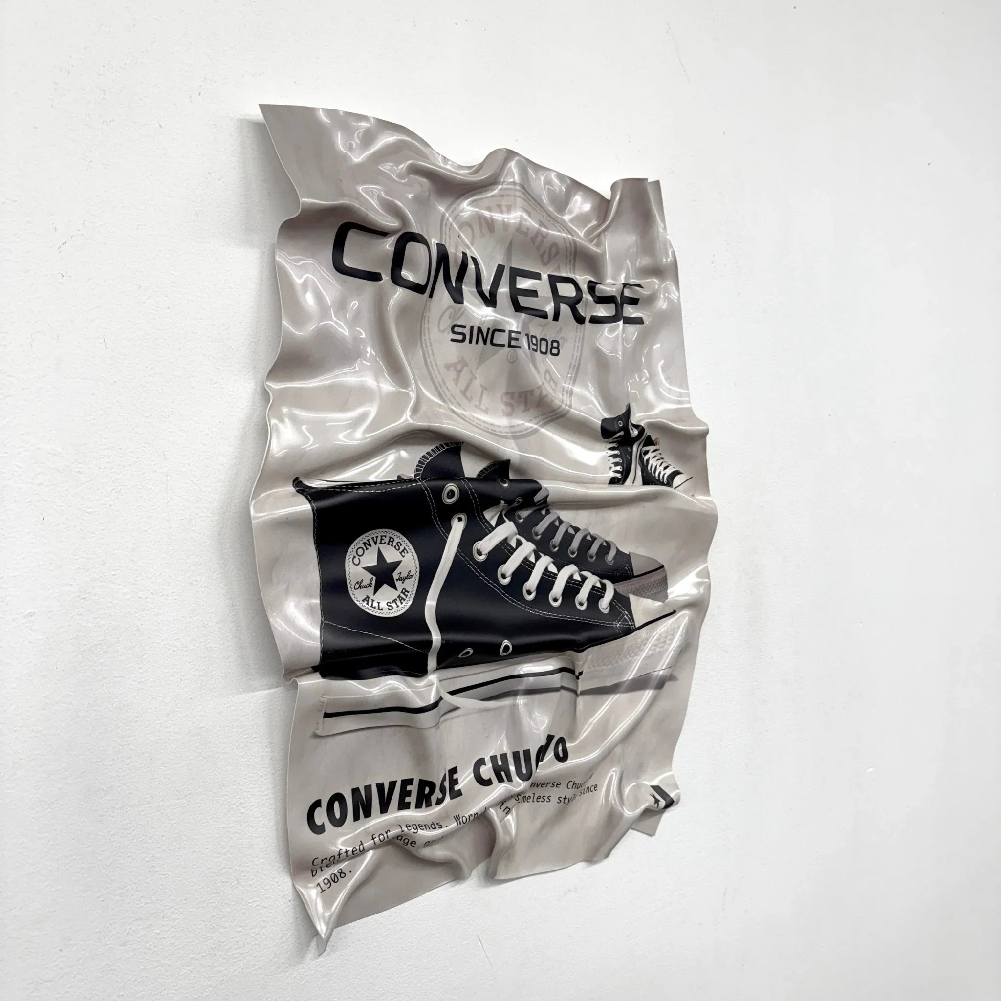 Tableau froissé - Converse "Chuck 70 Iconic" - Luxartis