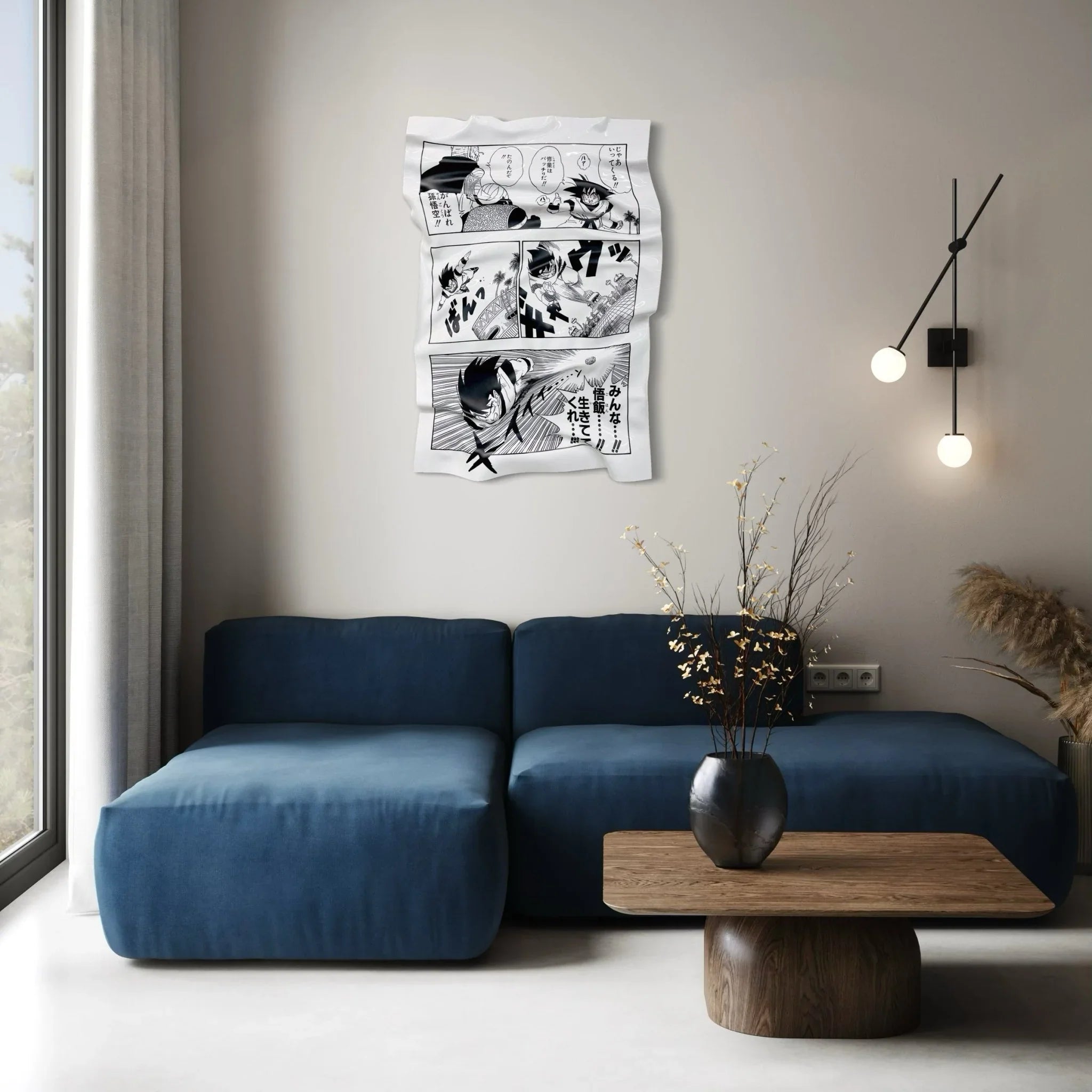 Tableau froissé - Dragon Ball Z - Luxartis