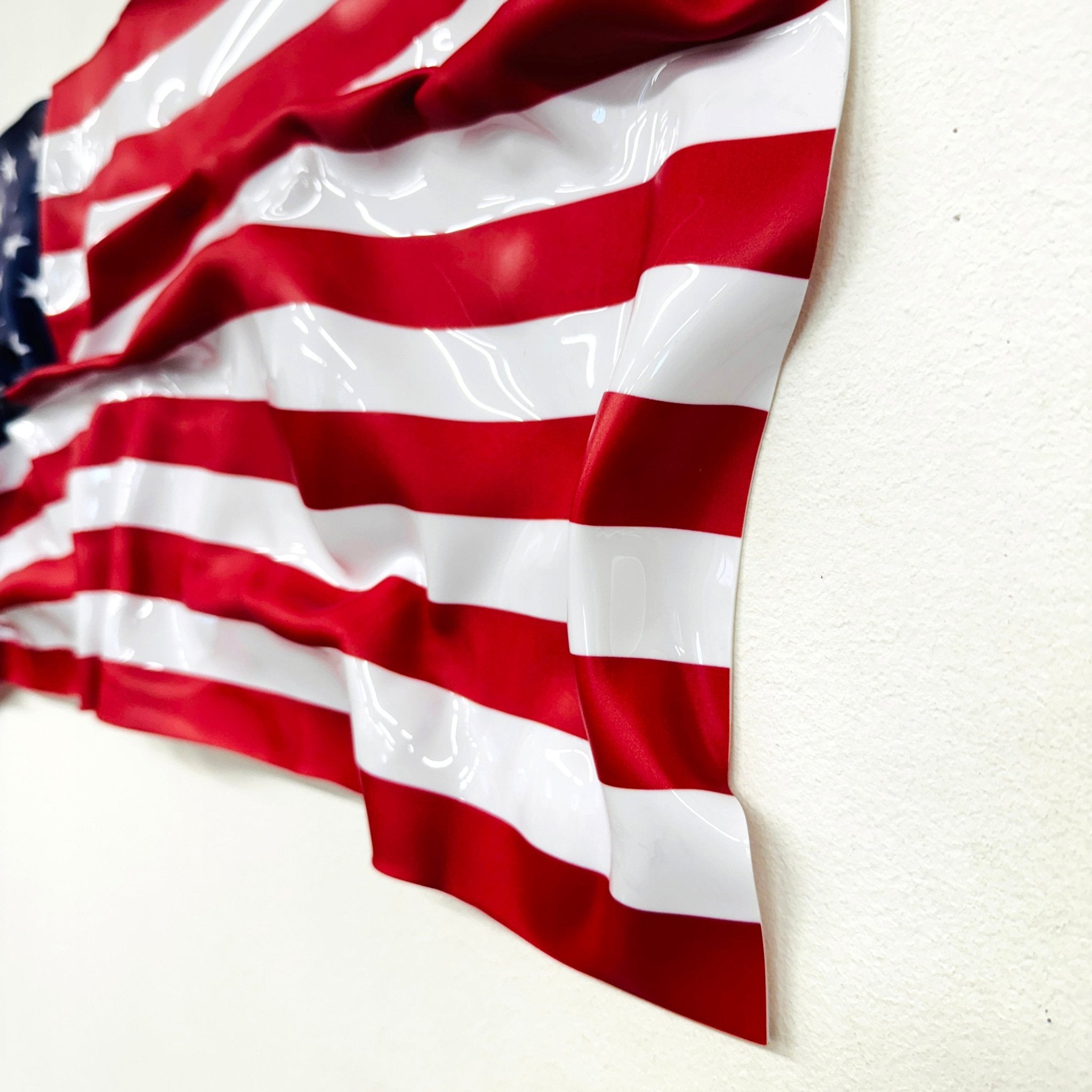 Tableau froissé - Drapeau USA - Luxartis