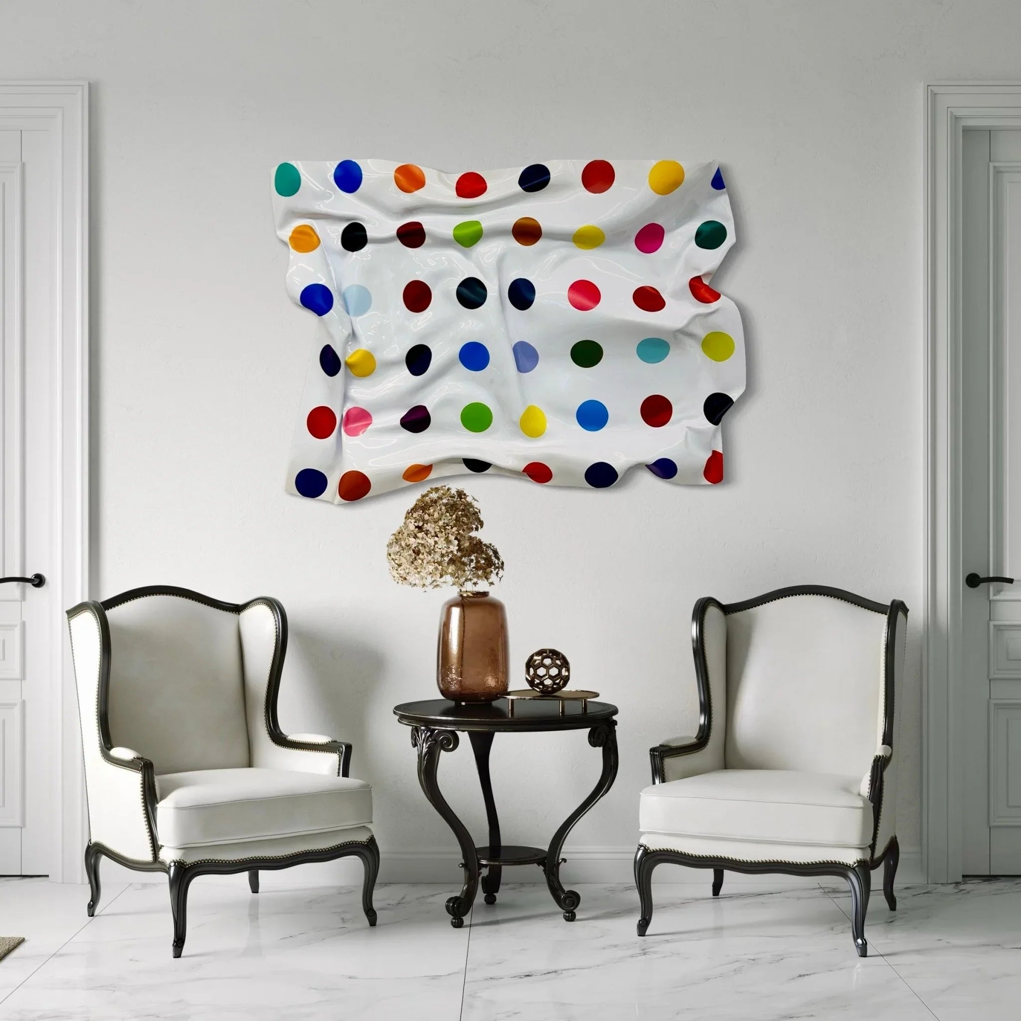 Tableau froissé - Hirst - Luxartis