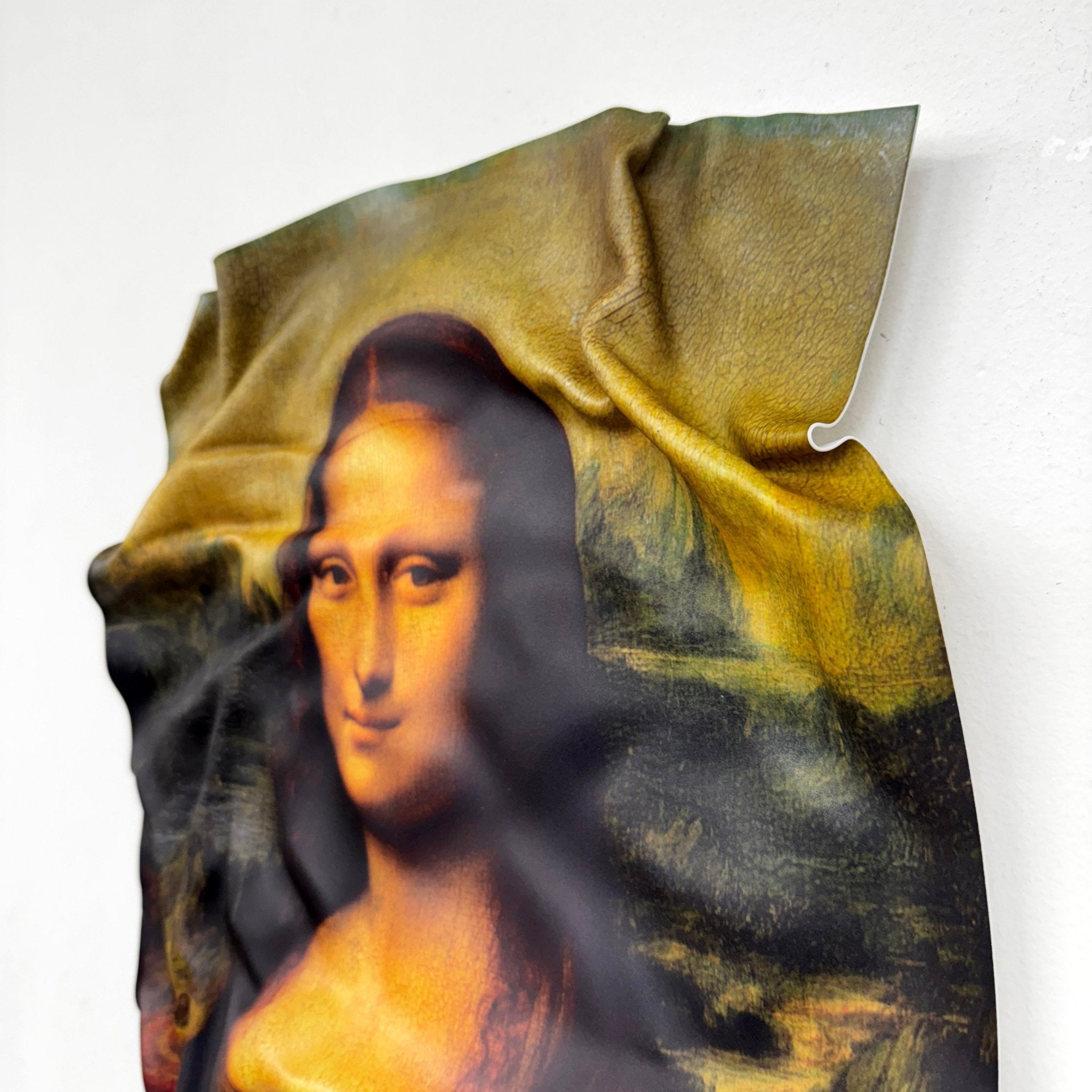 Tableau froissé - La Joconde "Léonard de Vinci" - Luxartis