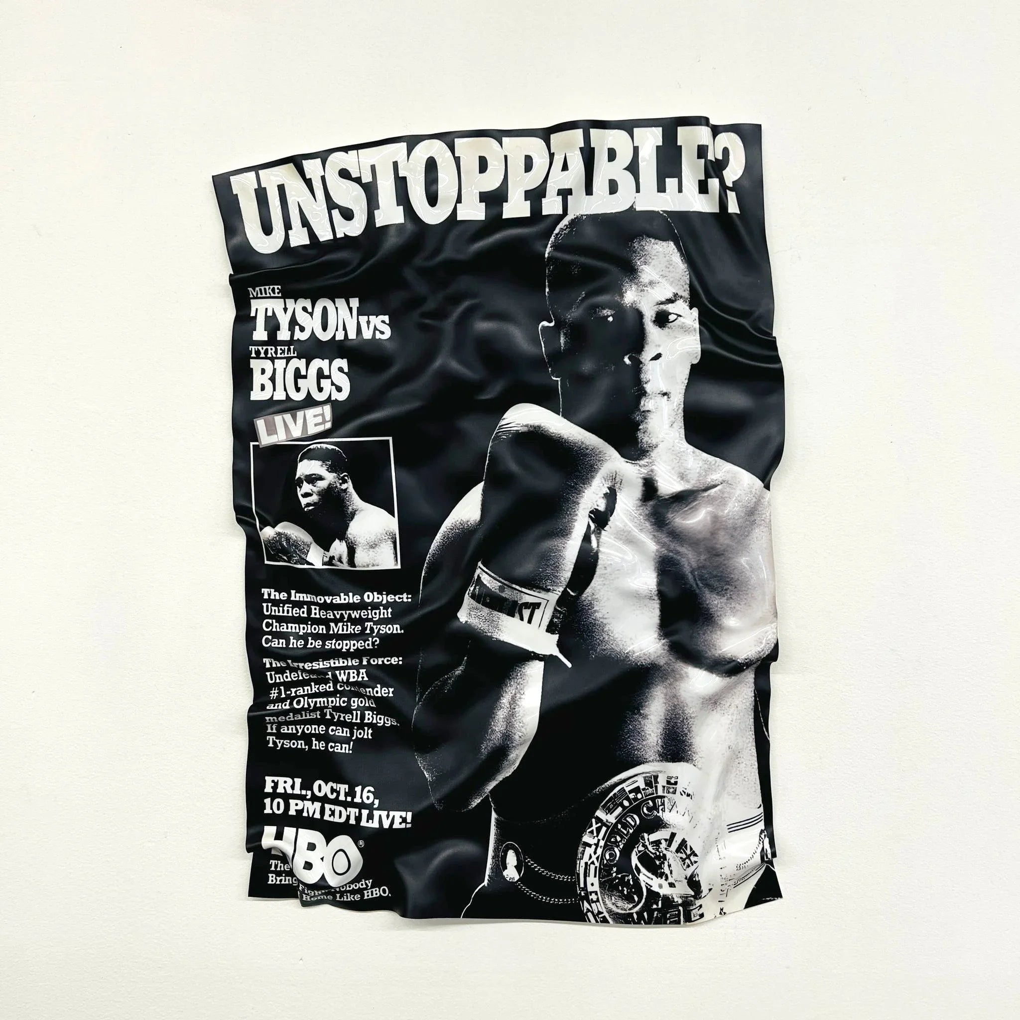 Tableau froissé - Magasine Tyson - Luxartis