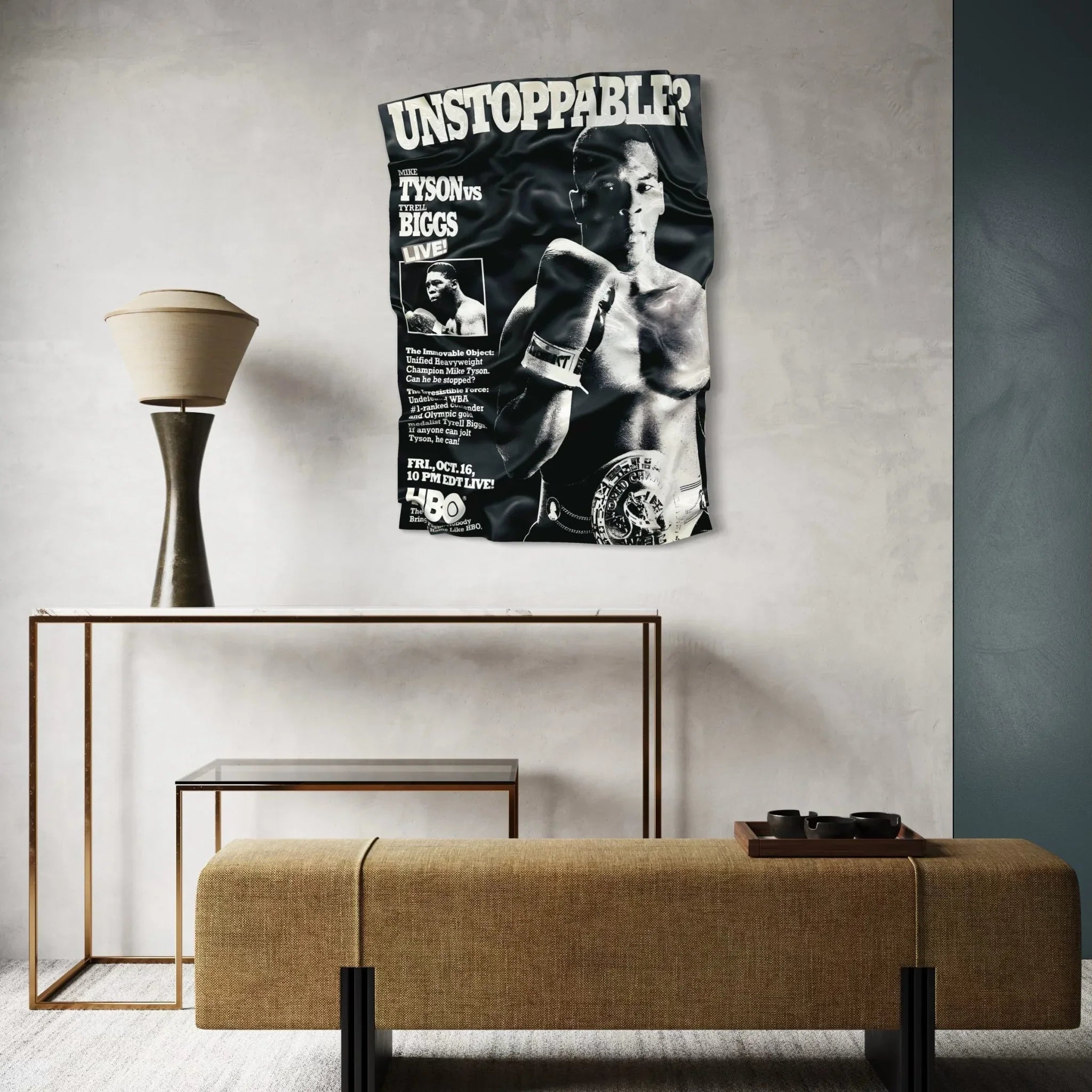 Tableau froissé - Magasine Tyson - Luxartis