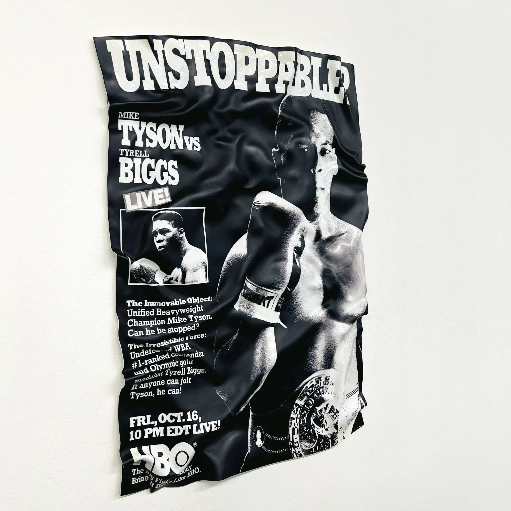 Tableau froissé - Magasine Tyson - Luxartis