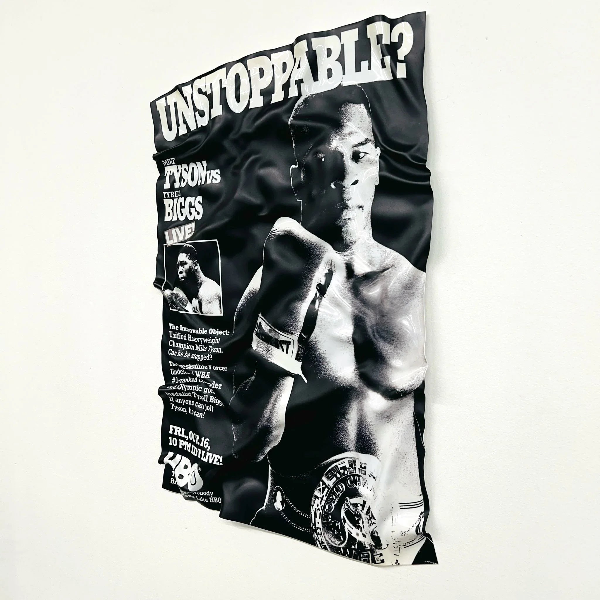 Tableau froissé - Magasine Tyson - Luxartis