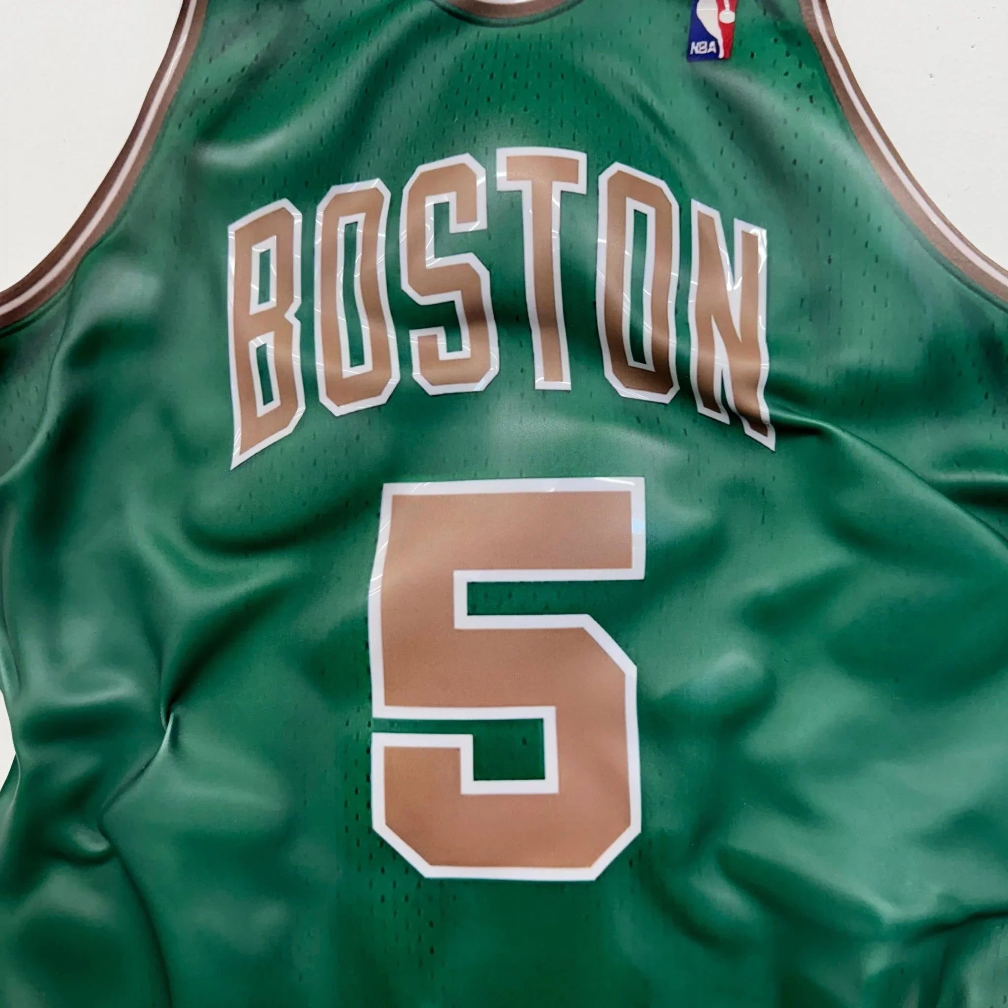Tableau froissé - Maillot NBA "Boston 5" - Luxartis