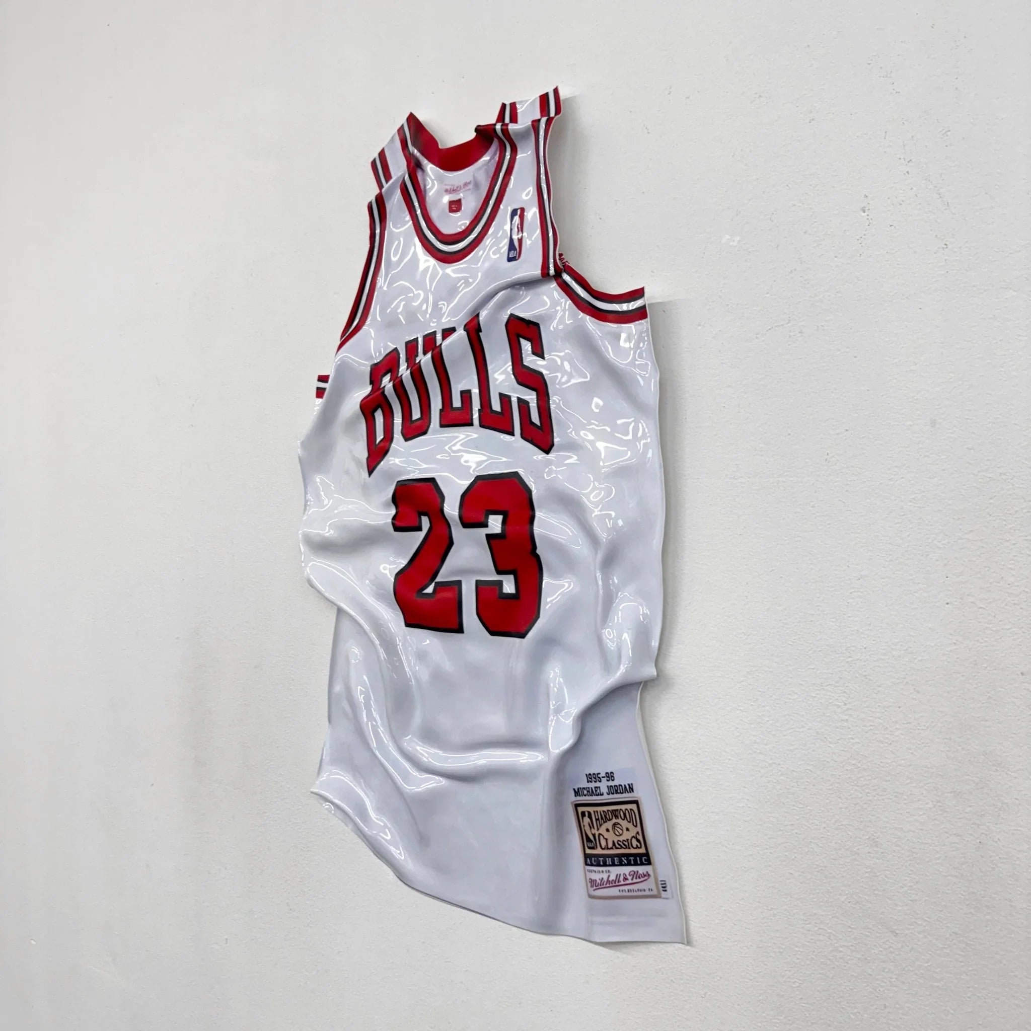 Tableau froissé - Maillot NBA "Bulls 23" - Luxartis