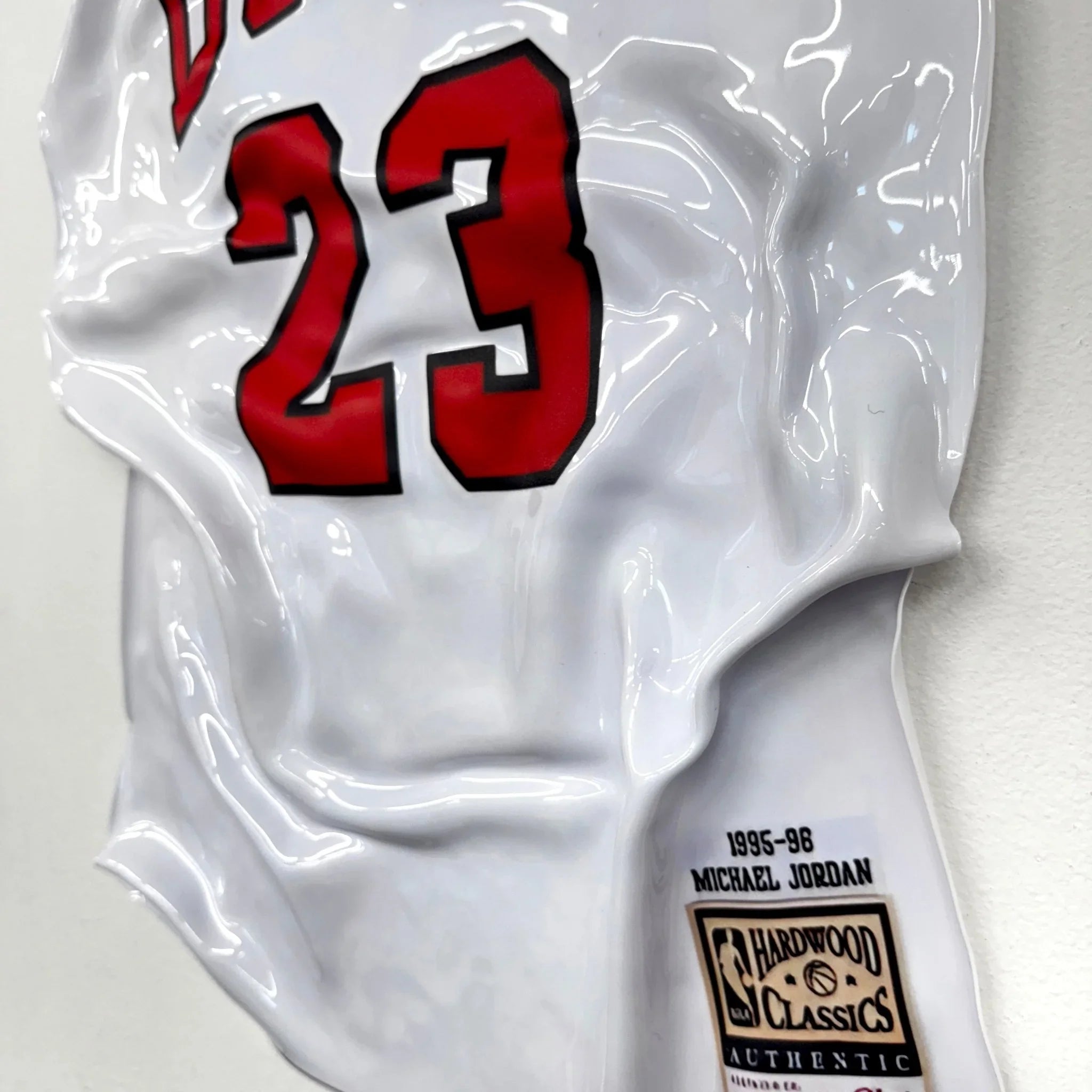 Tableau froissé - Maillot NBA "Bulls 23" - Luxartis