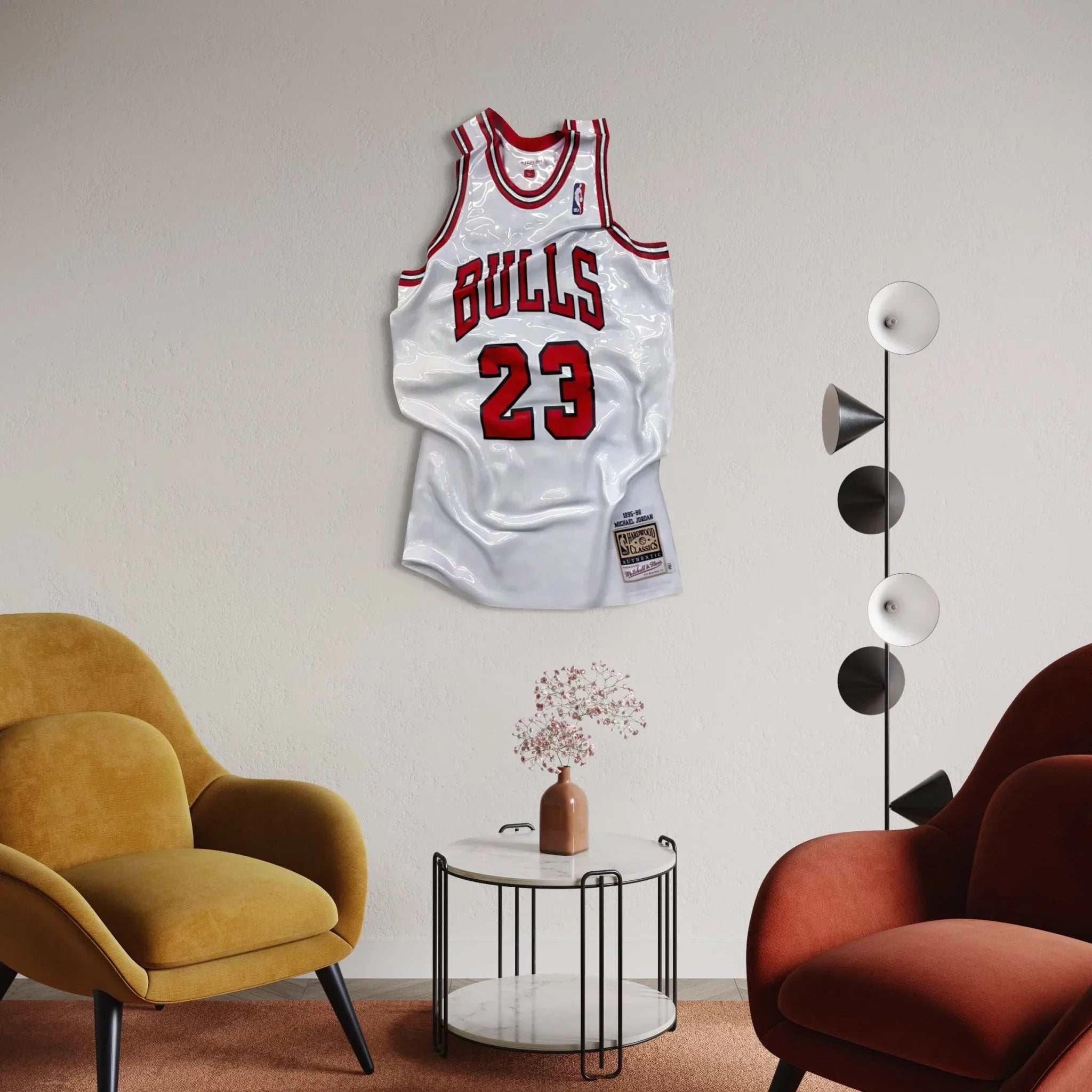 Tableau froissé - Maillot NBA "Bulls 23" - Luxartis