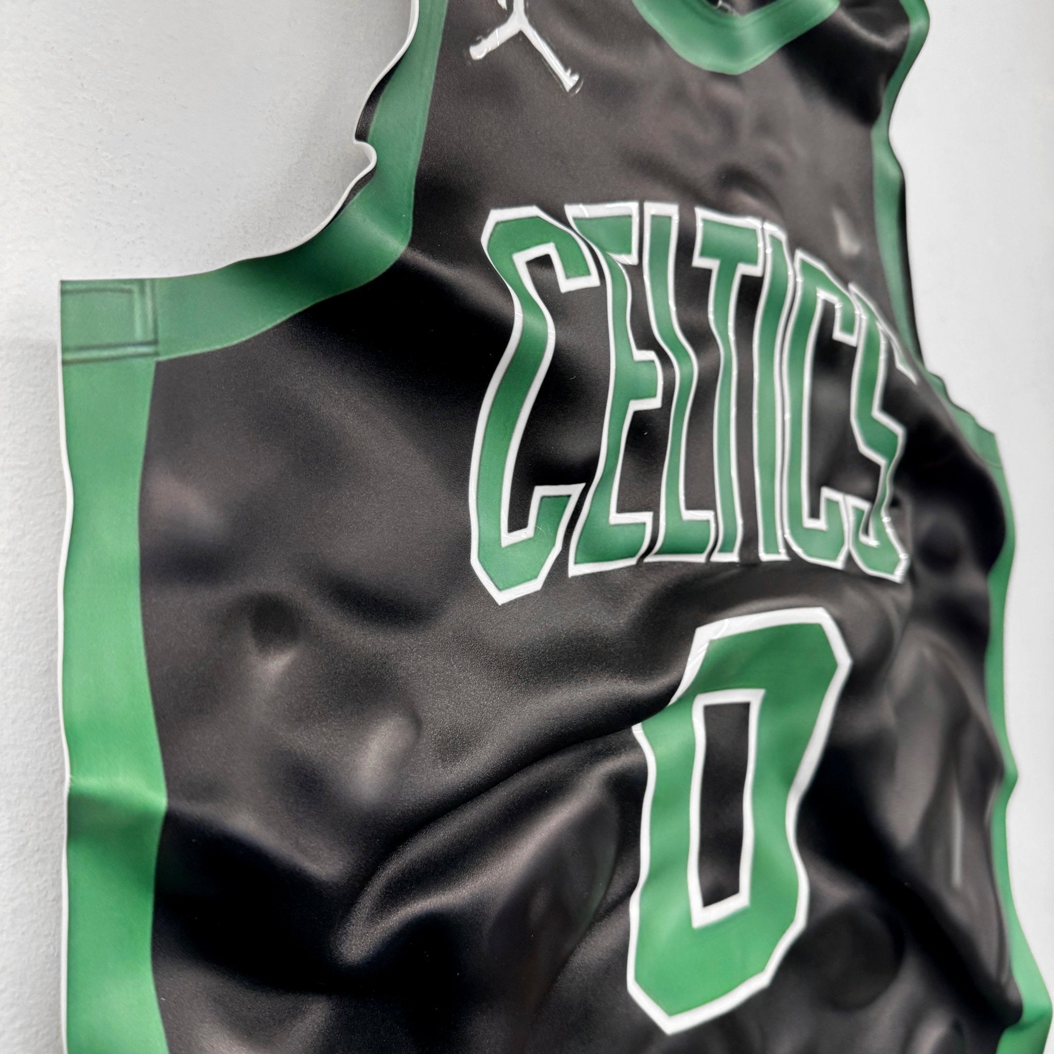 Tableau froissé - Maillot NBA "Celtics 0" - Luxartis