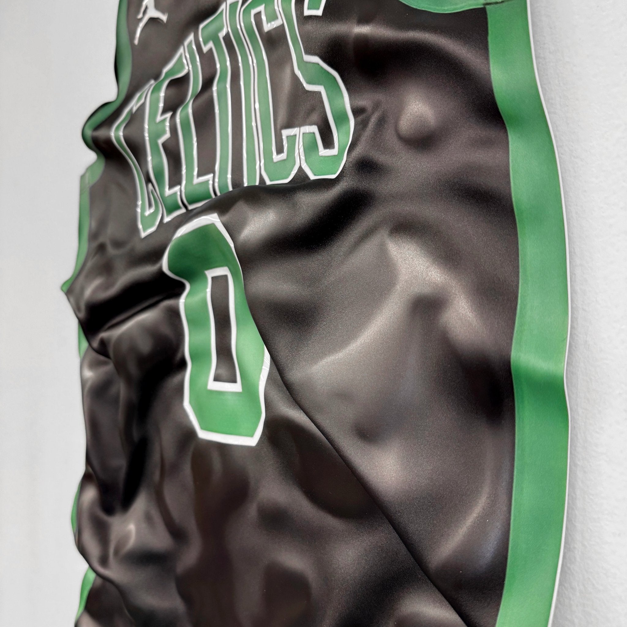 Tableau froissé - Maillot NBA "Celtics 0" - Luxartis