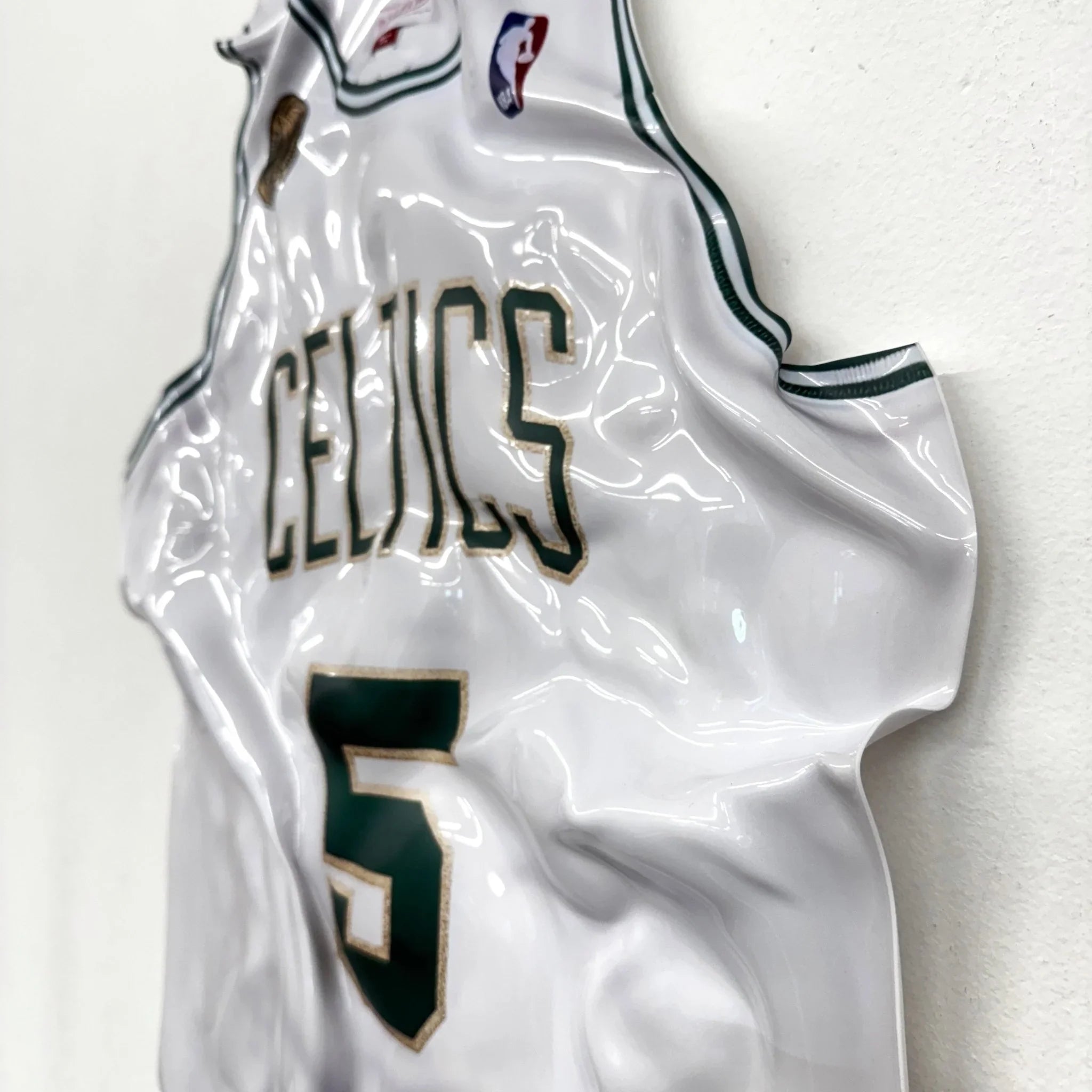 Tableau froissé - Maillot NBA "Celtics 5" - Luxartis