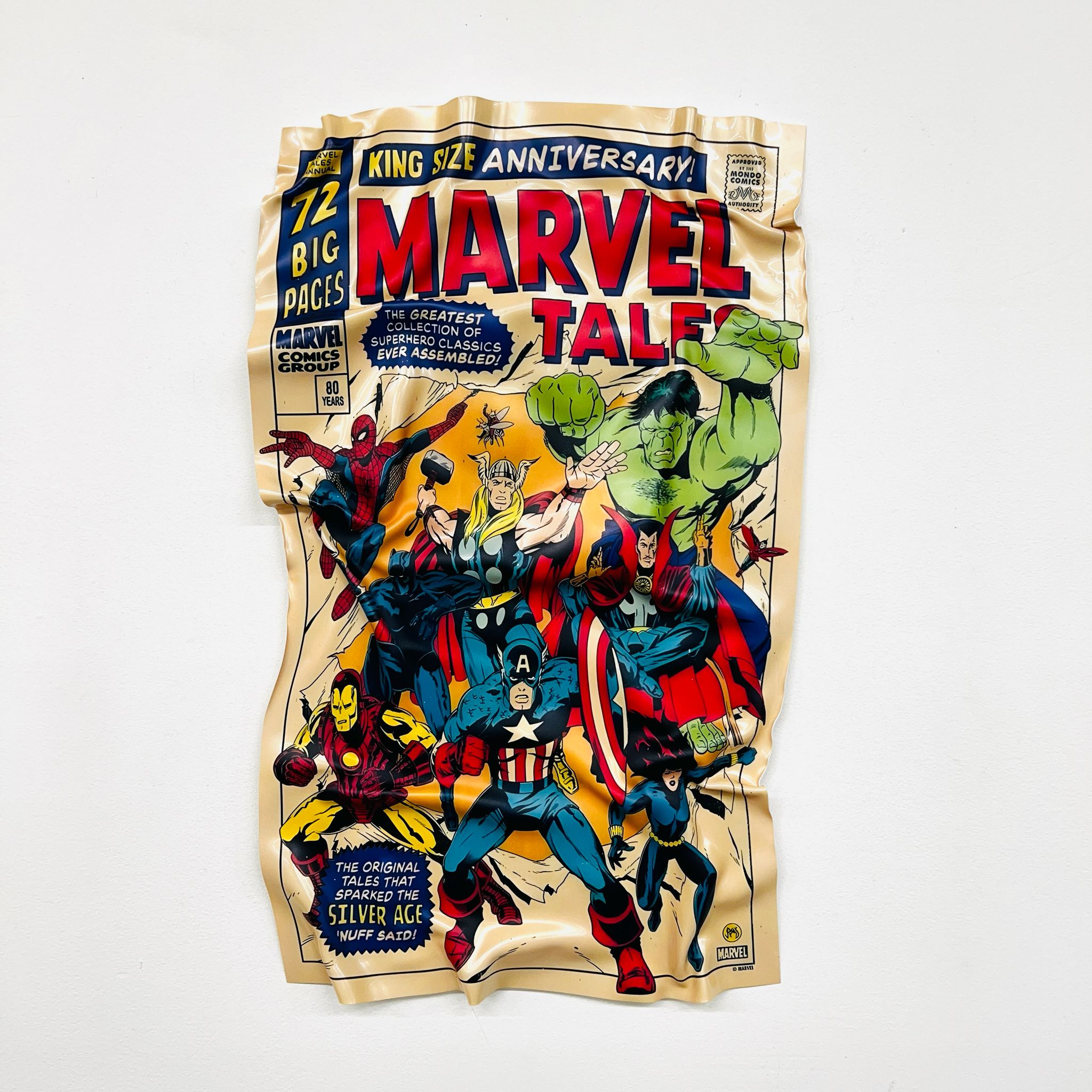 Tableau froissé - Marvel Cover - Luxartis