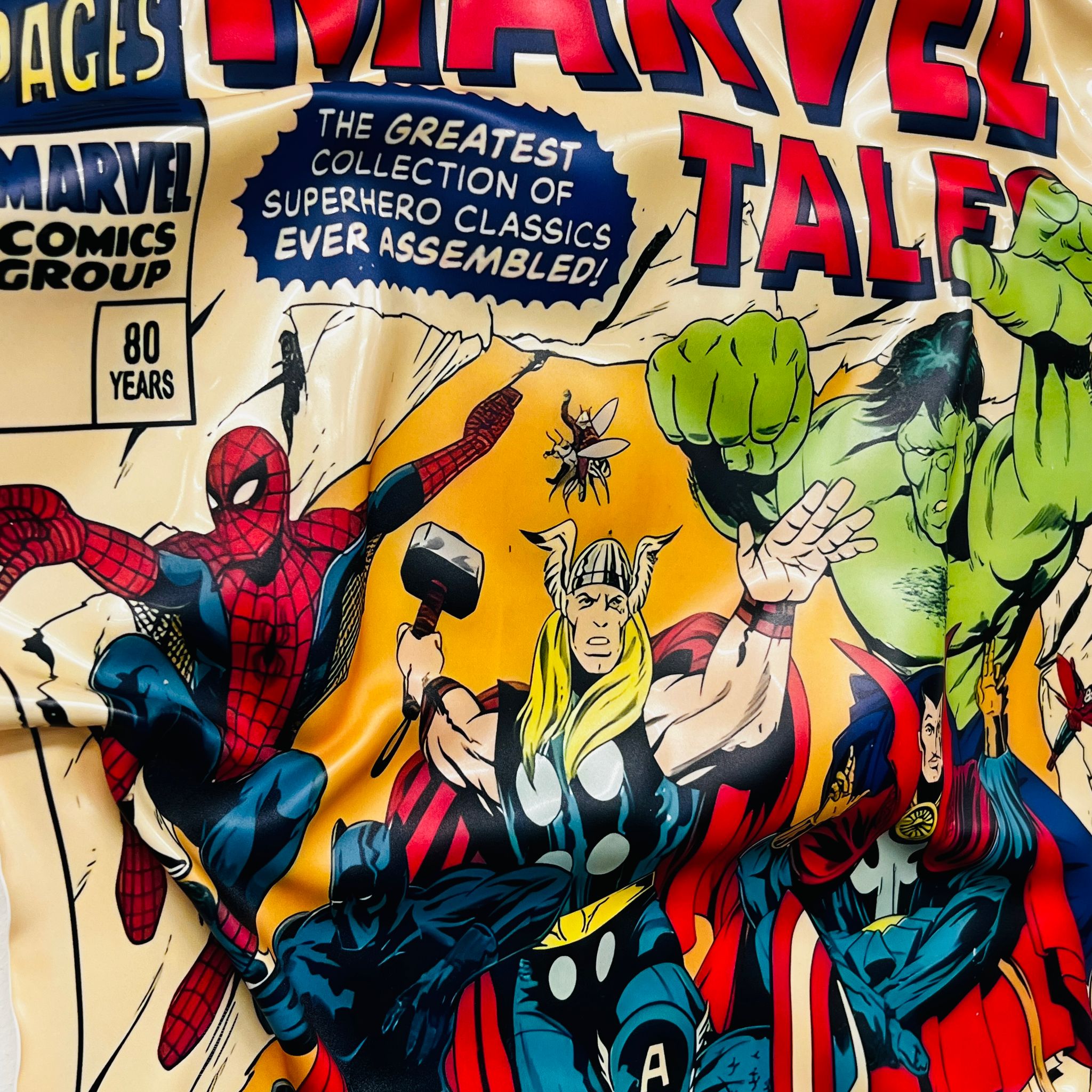 Tableau froissé - Marvel Cover - Luxartis