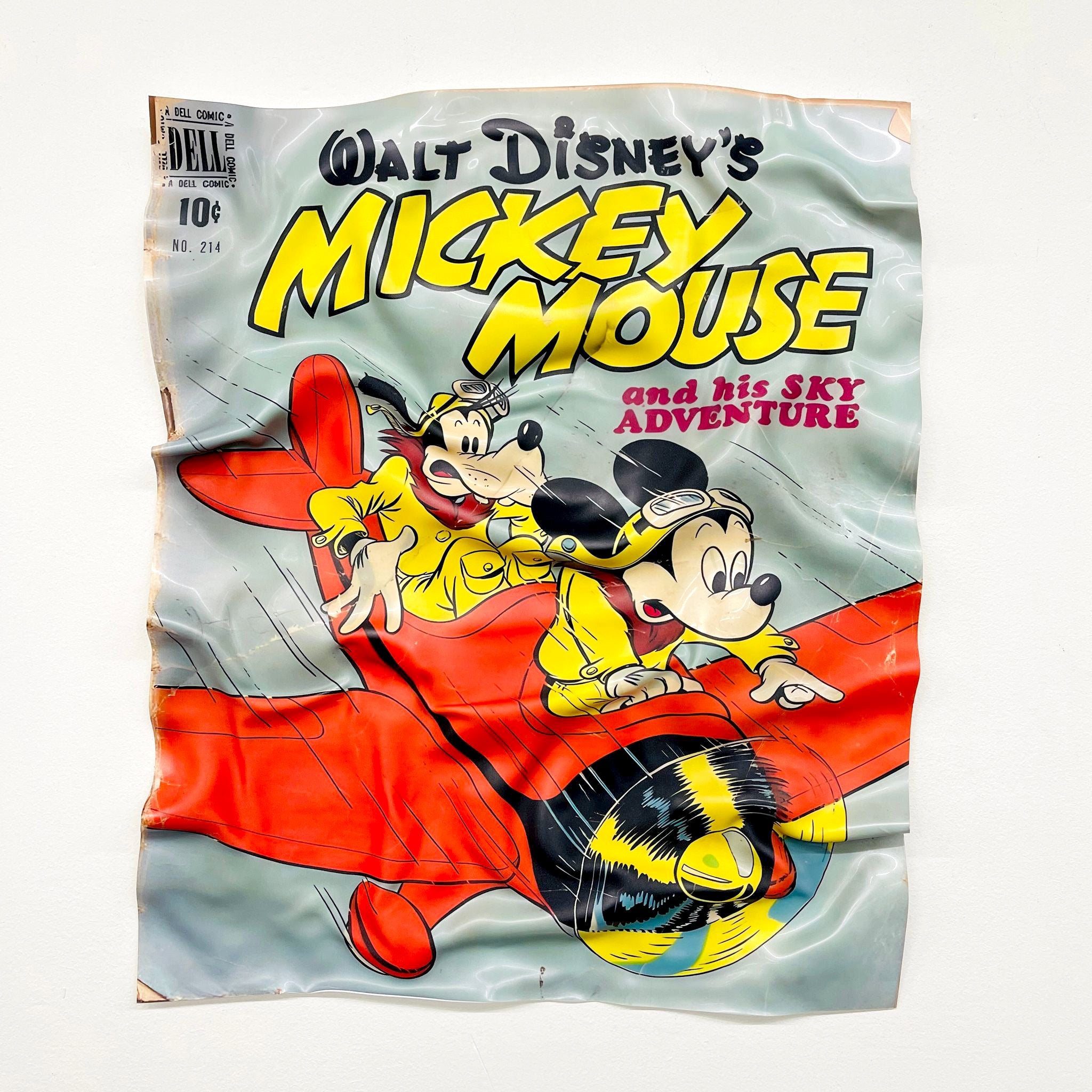 Tableau froissé - Mickey Mouse - Luxartis