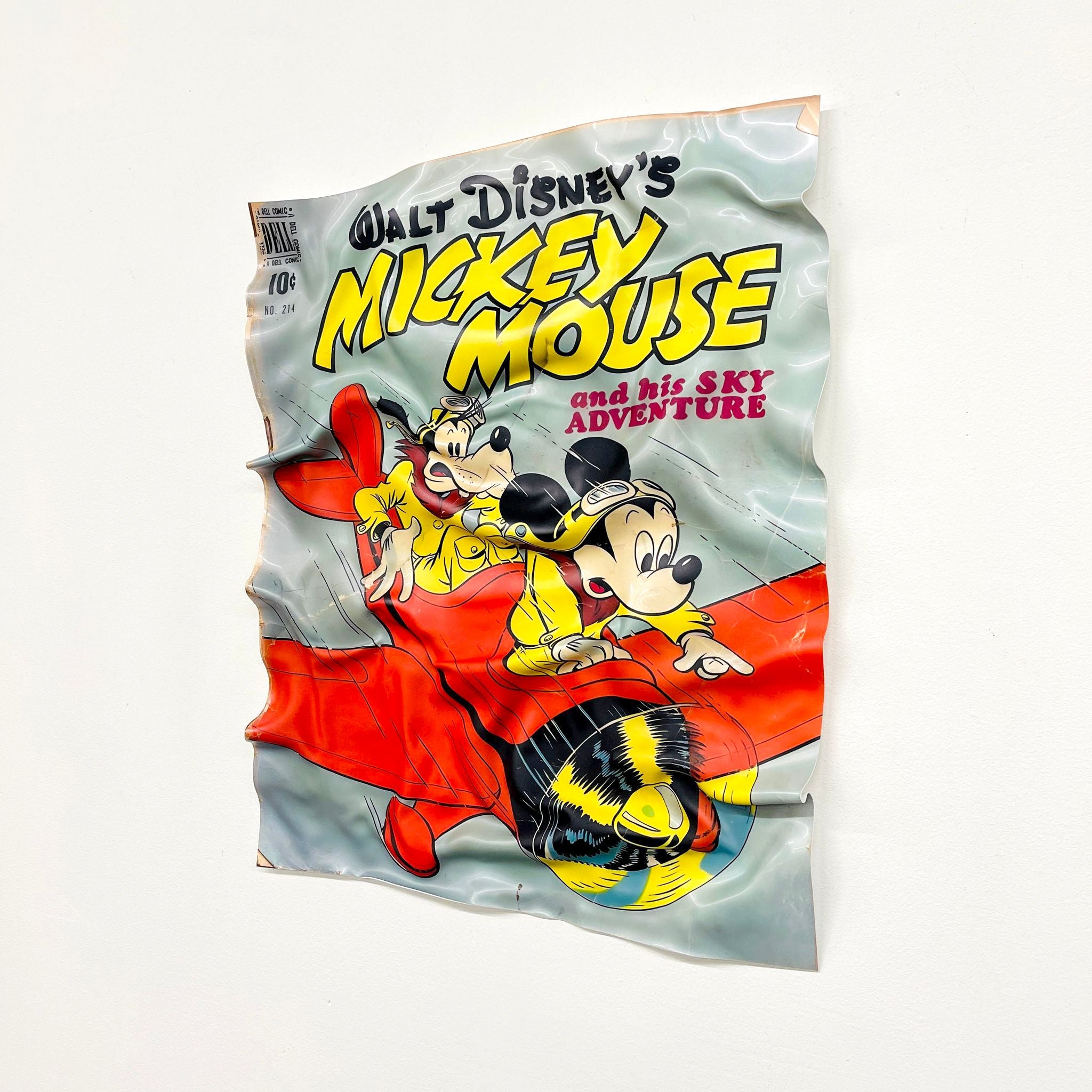 Tableau froissé - Mickey Mouse - Luxartis