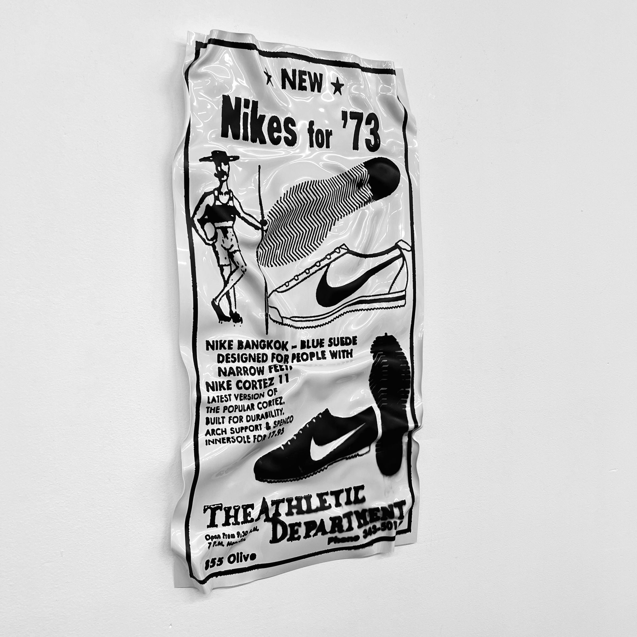 Tableau froissé - Nike - Luxartis
