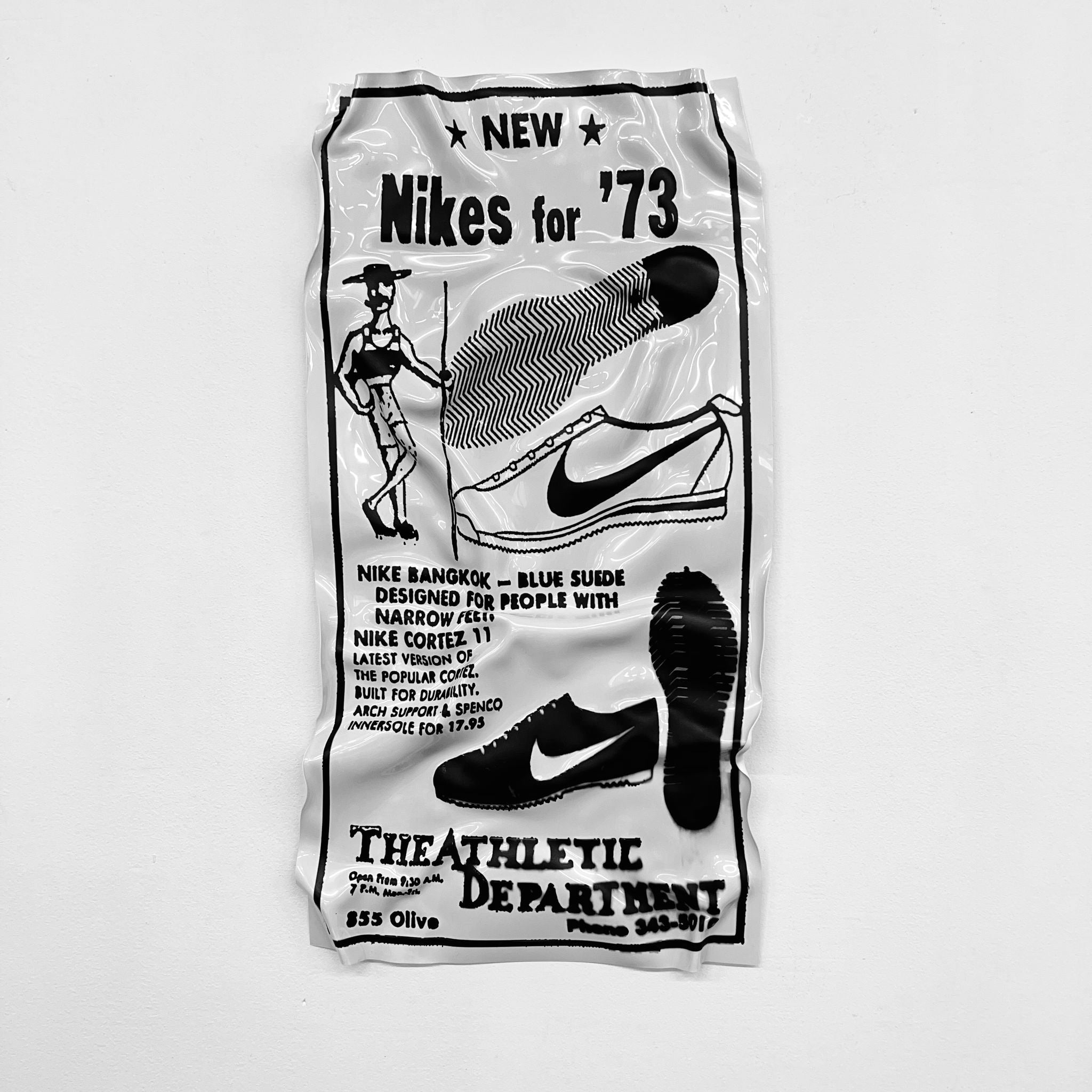 Tableau froissé - Nike - Luxartis