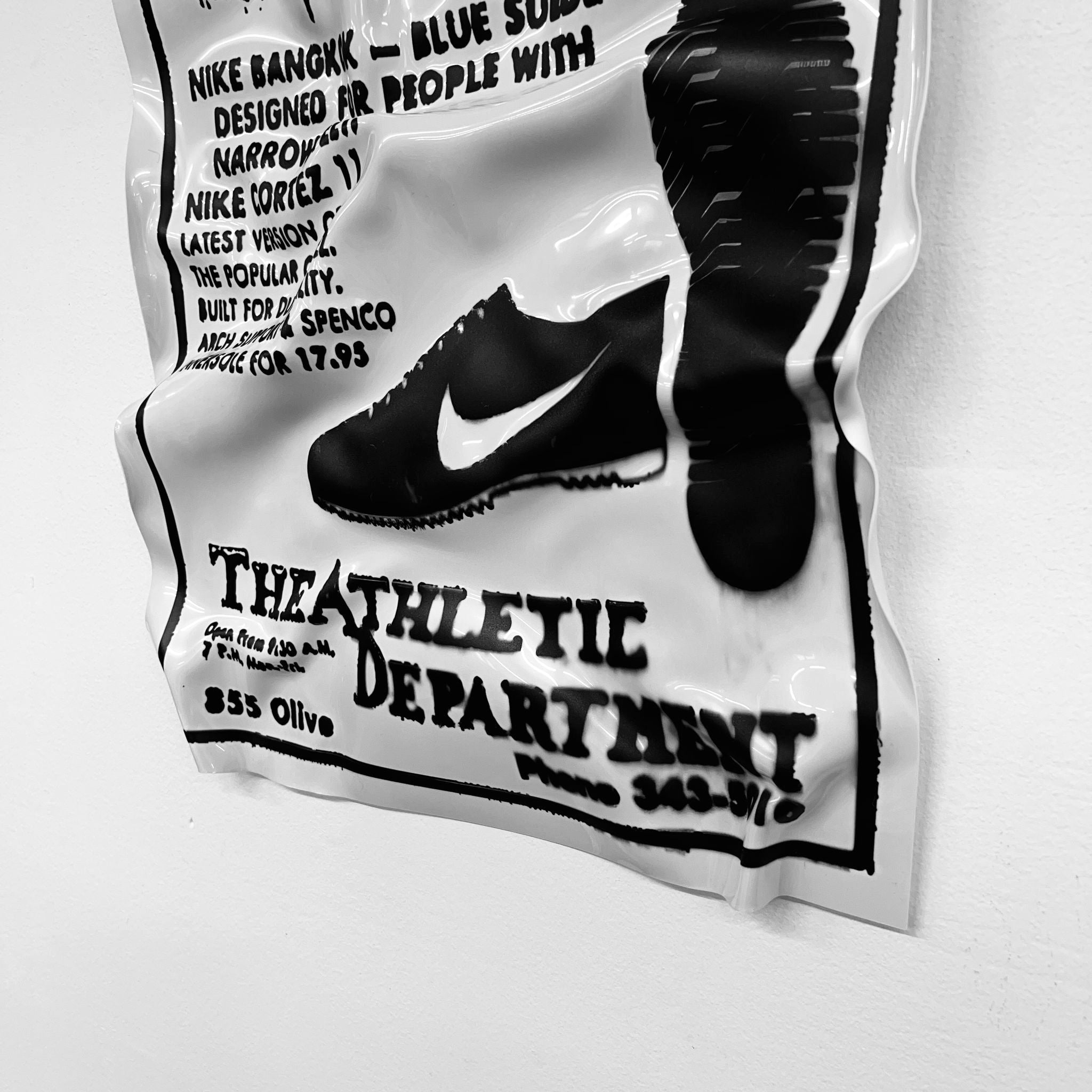 Tableau froissé - Nike - Luxartis