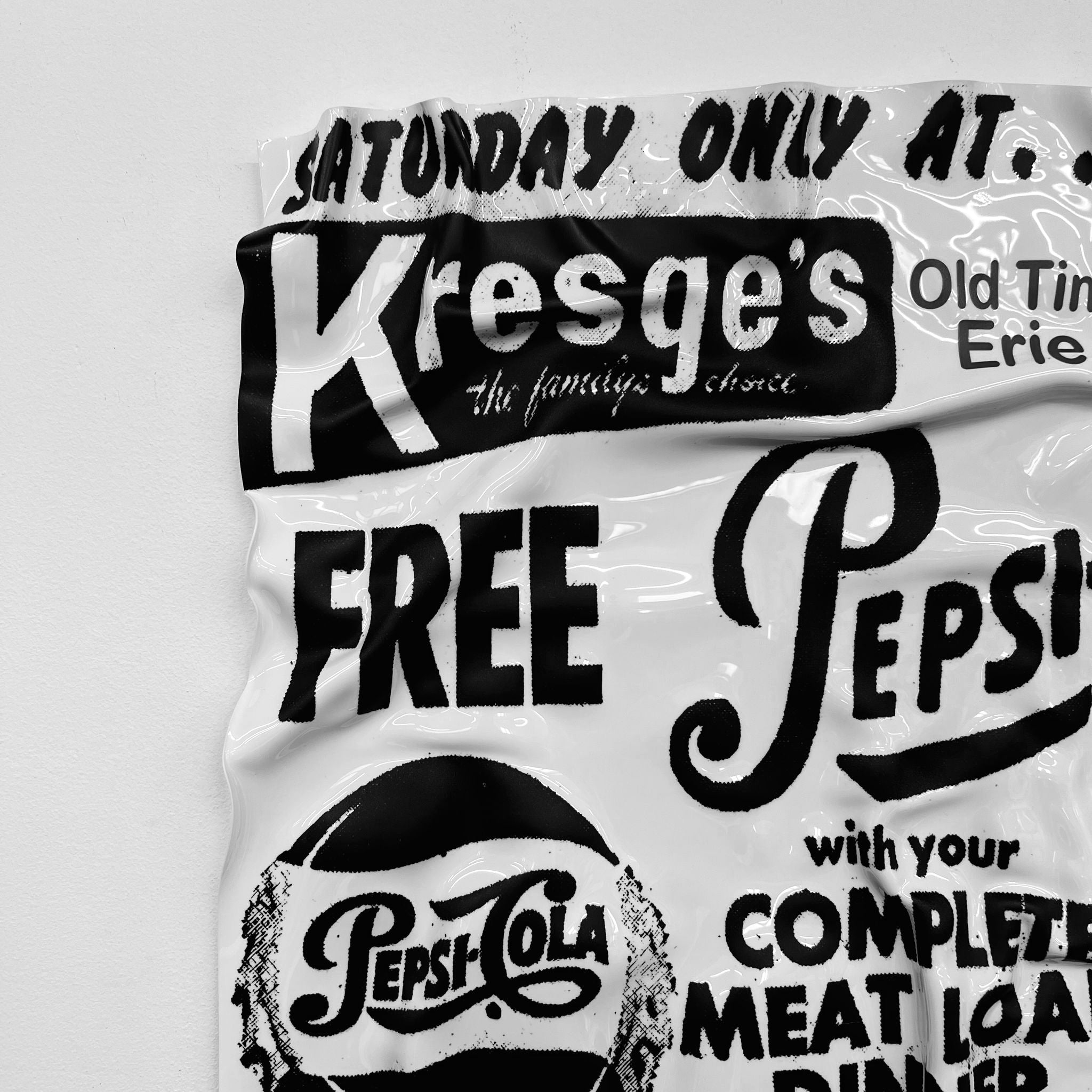 Tableau froissé - Pepsi - Luxartis