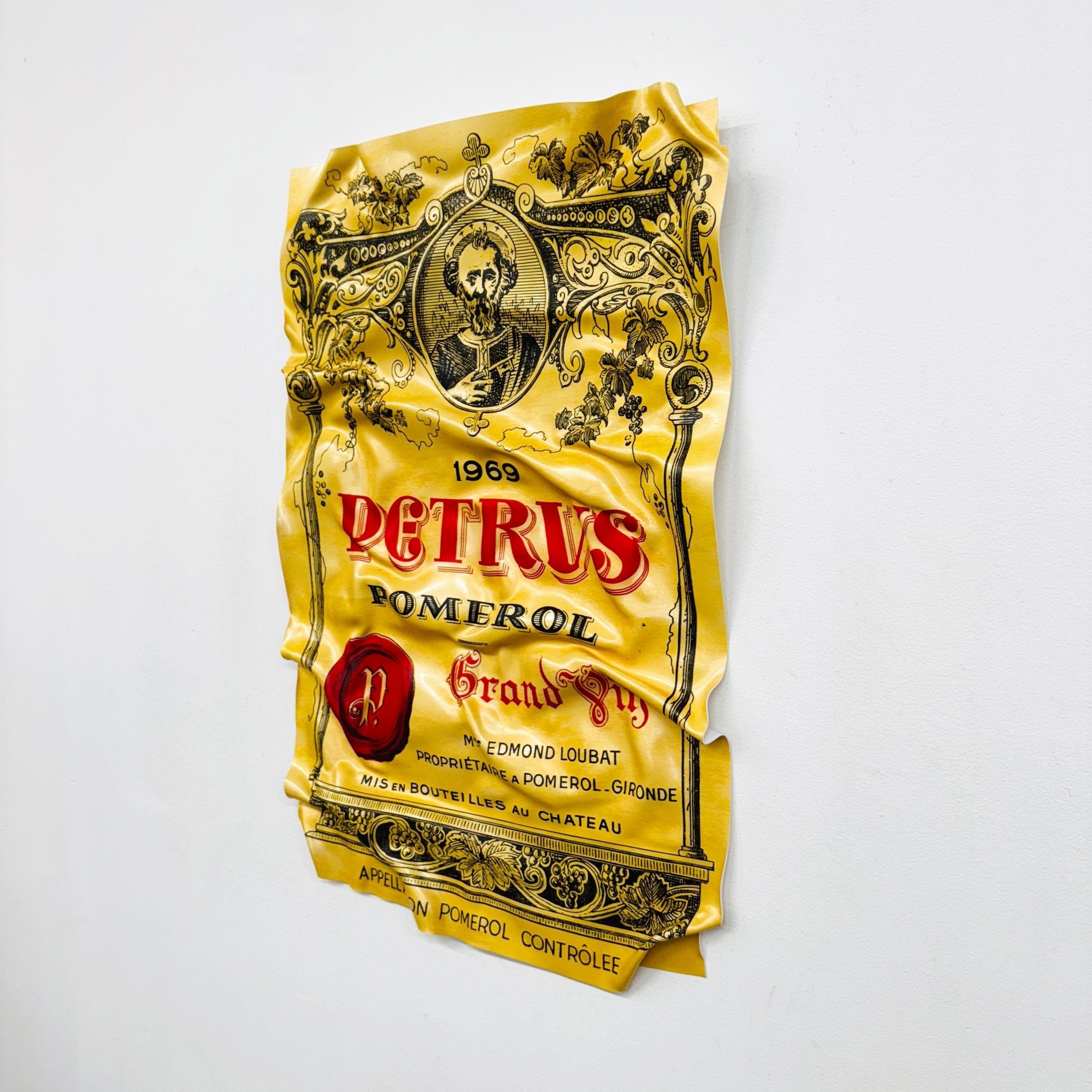 Tableau froissé - Petrus 1969 - Luxartis