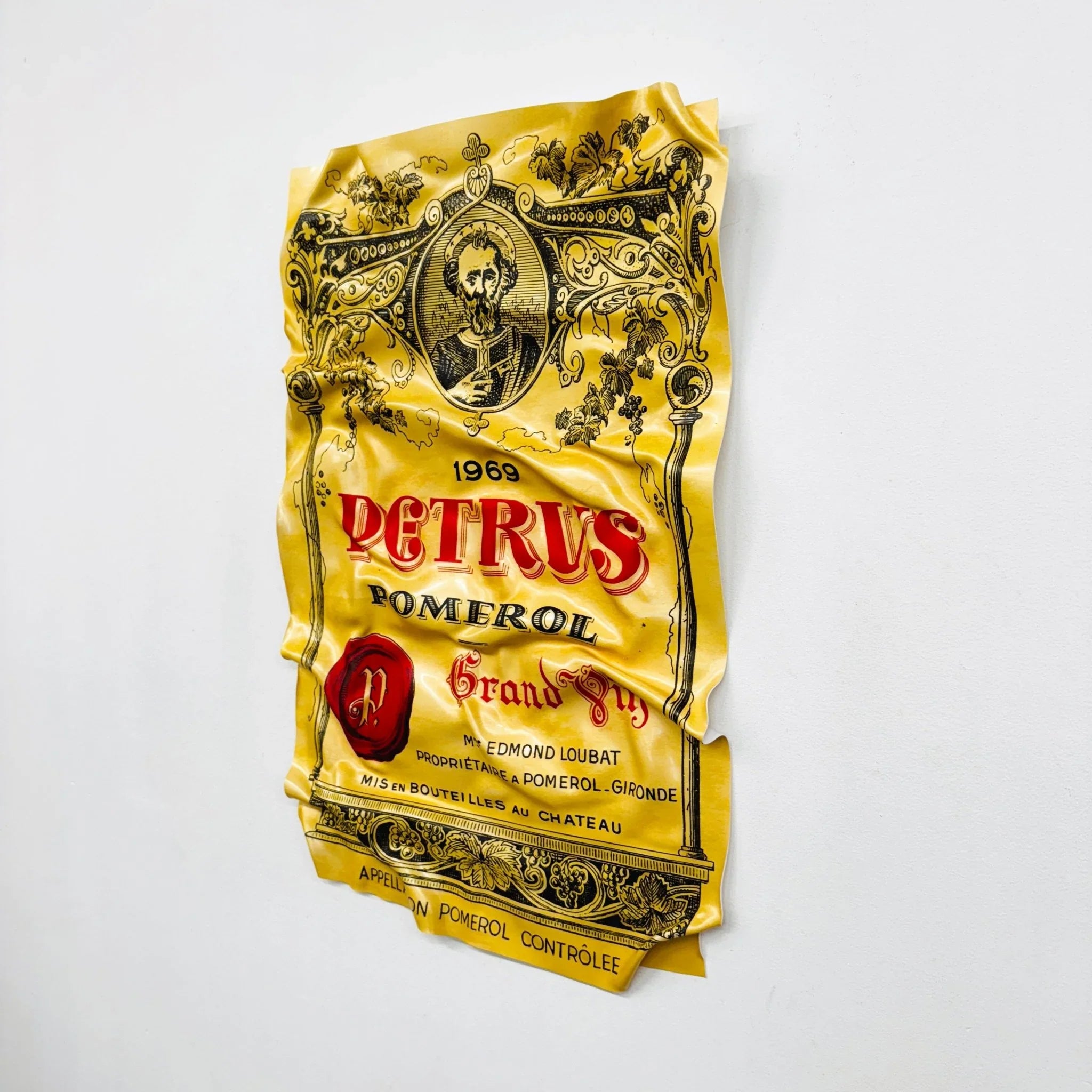 Tableau froissé - Petrus 1969 - Luxartis