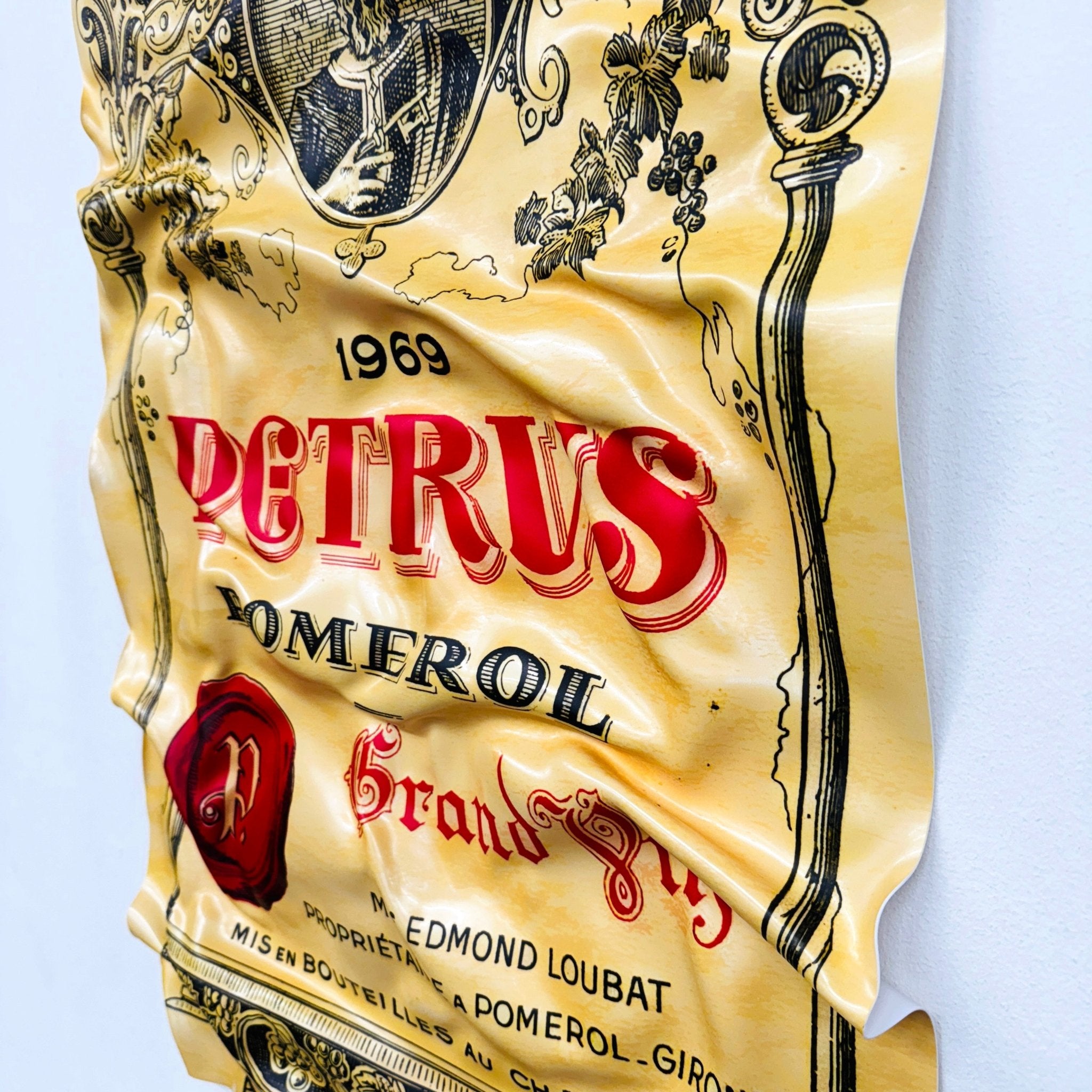 Tableau froissé - Petrus 1969 - Luxartis