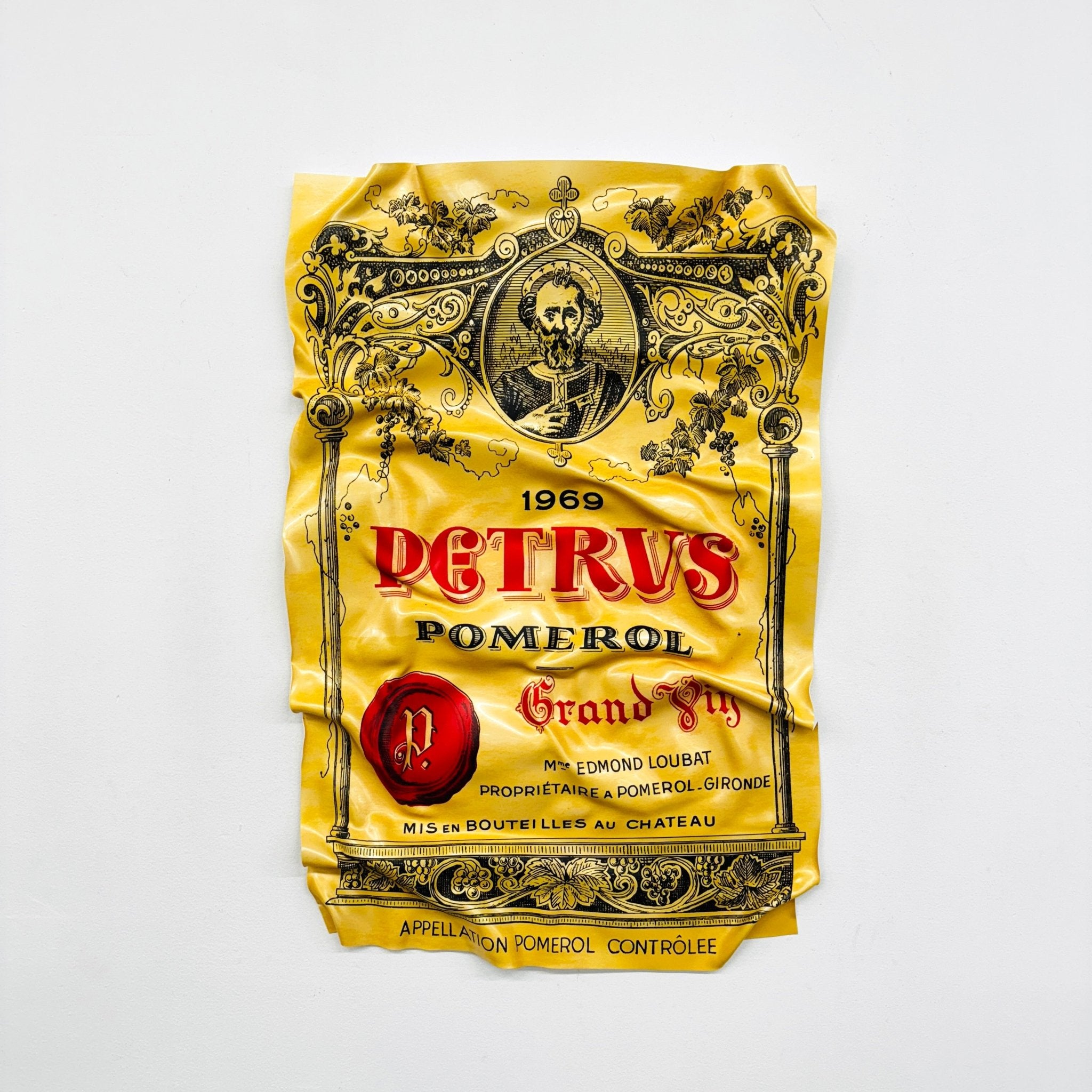 Tableau froissé - Petrus 1969 - Luxartis