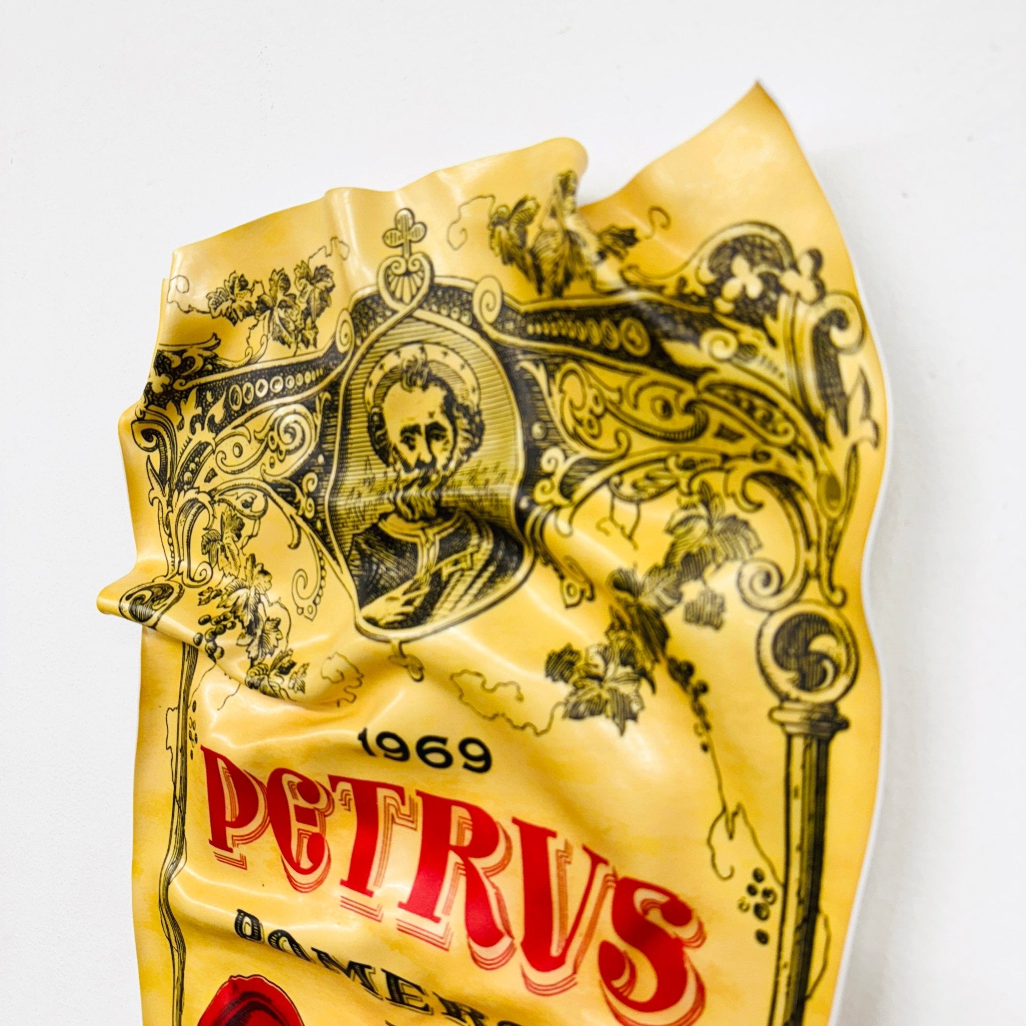 Tableau froissé - Petrus 1969 (Petit Format) - Luxartis