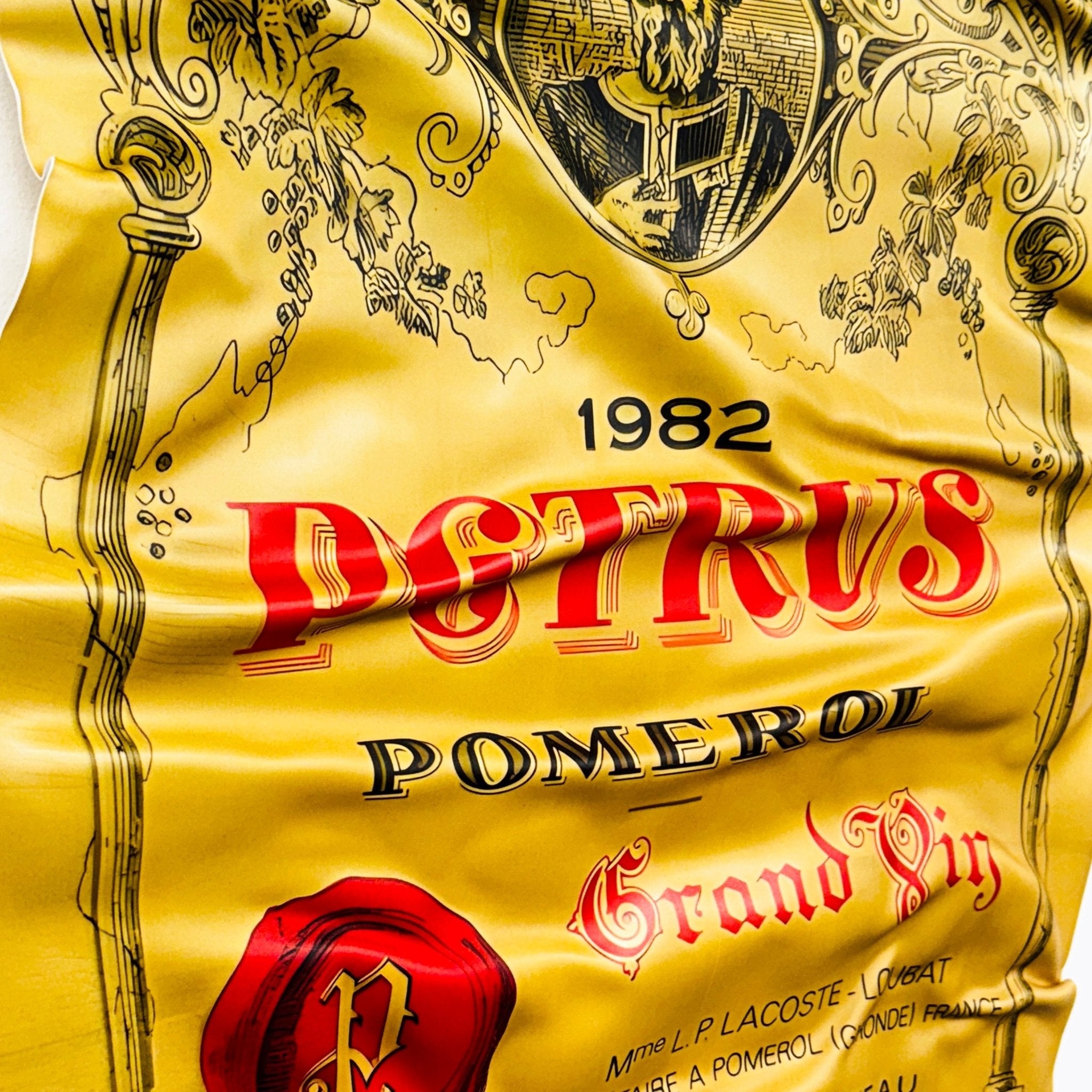 Tableau froissé - Petrus 1982 - Luxartis