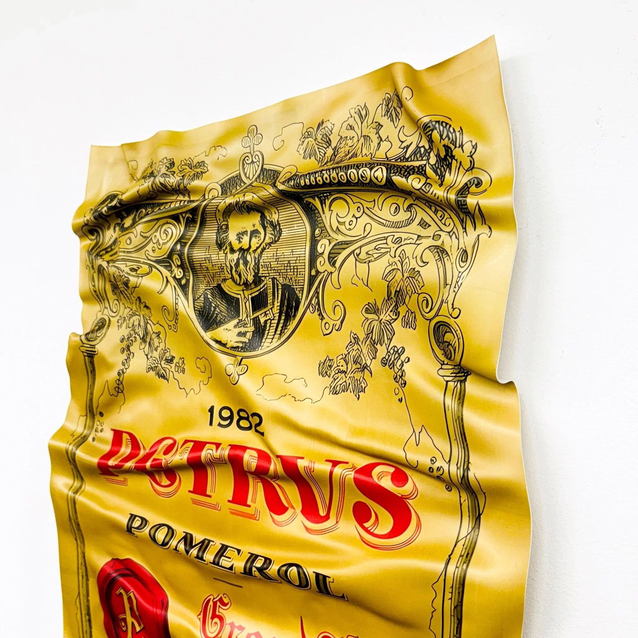 Tableau froissé - Petrus 1982 - Luxartis
