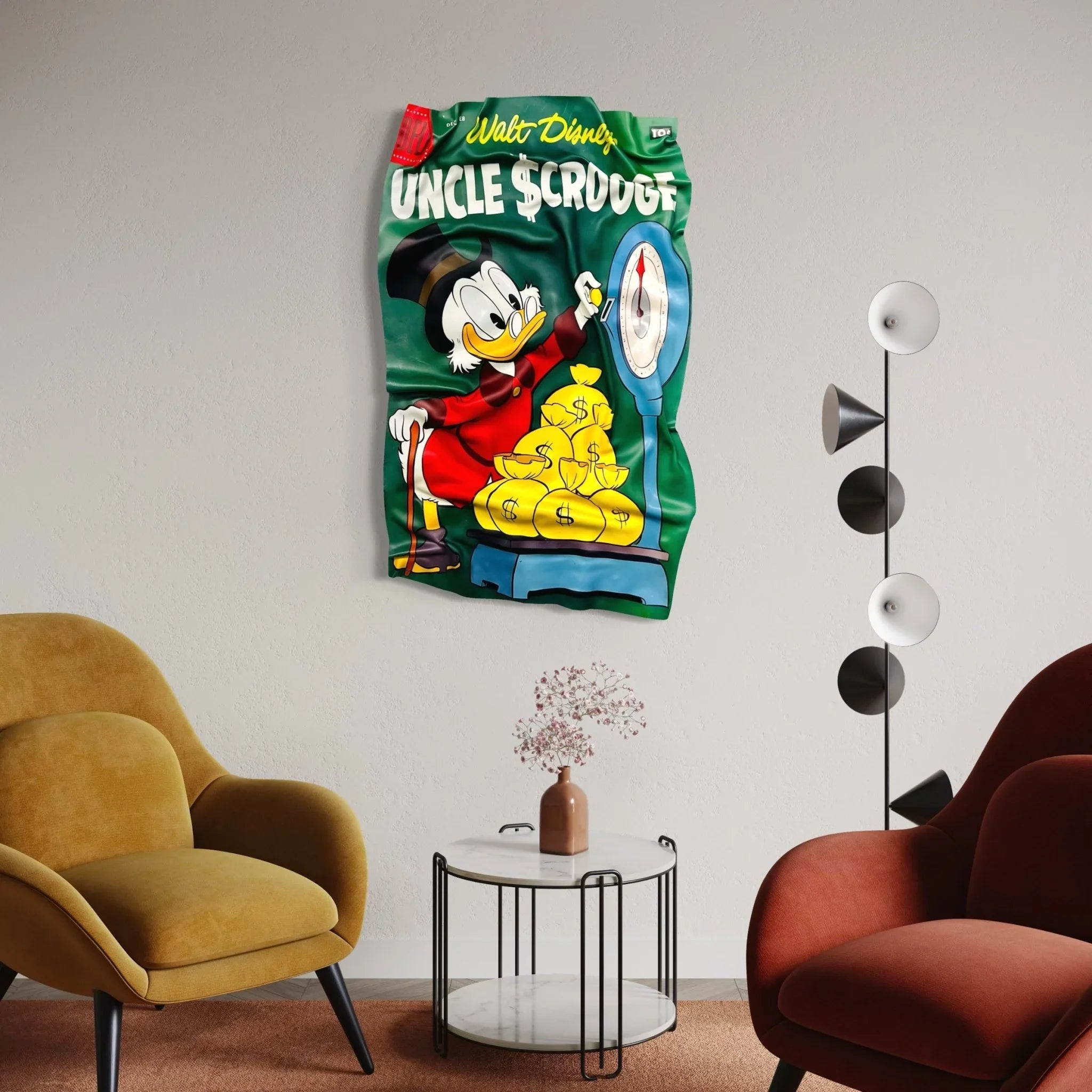 Tableau froissé - Picsou - Luxartis