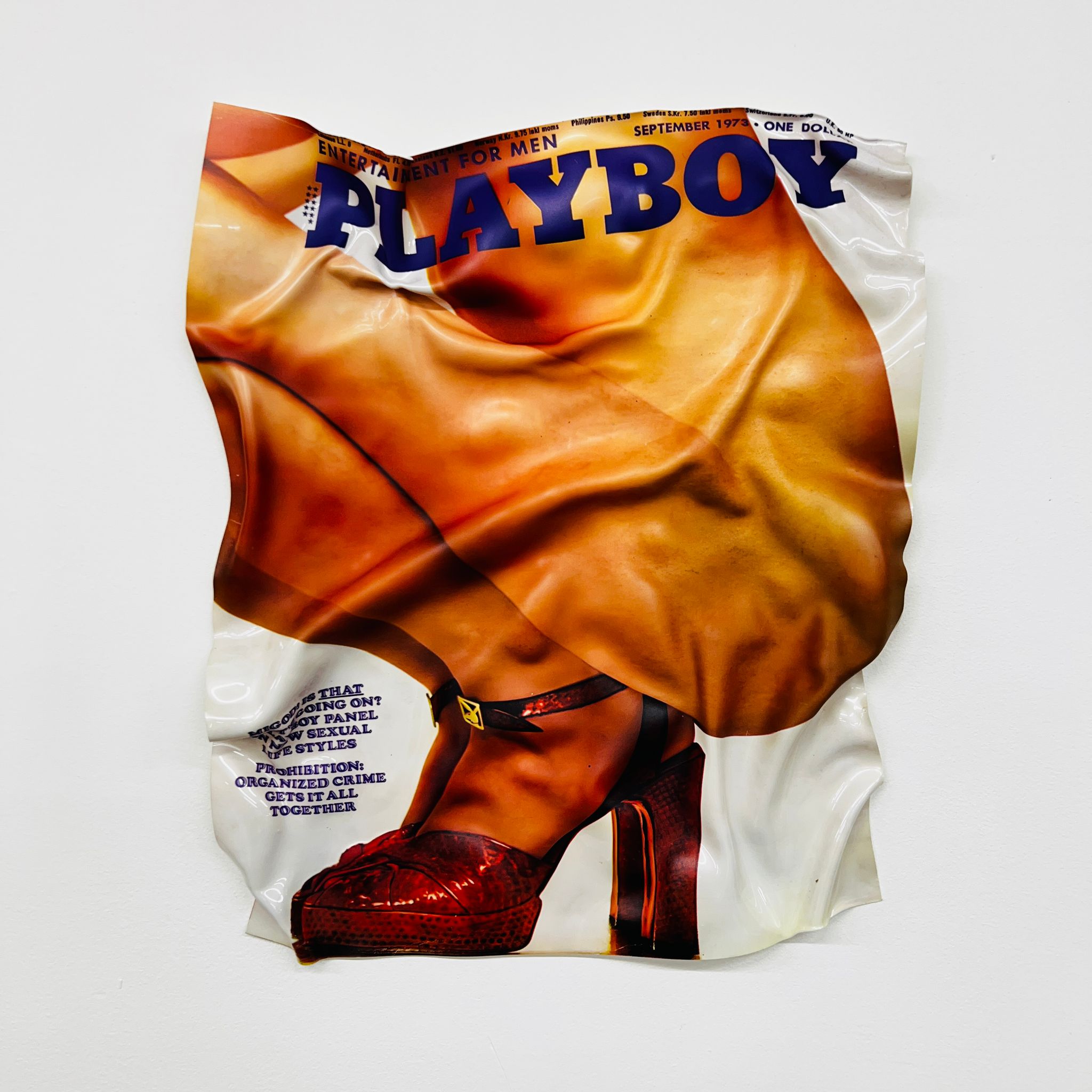 Tableau froissé - Playboy 1973 - Luxartis