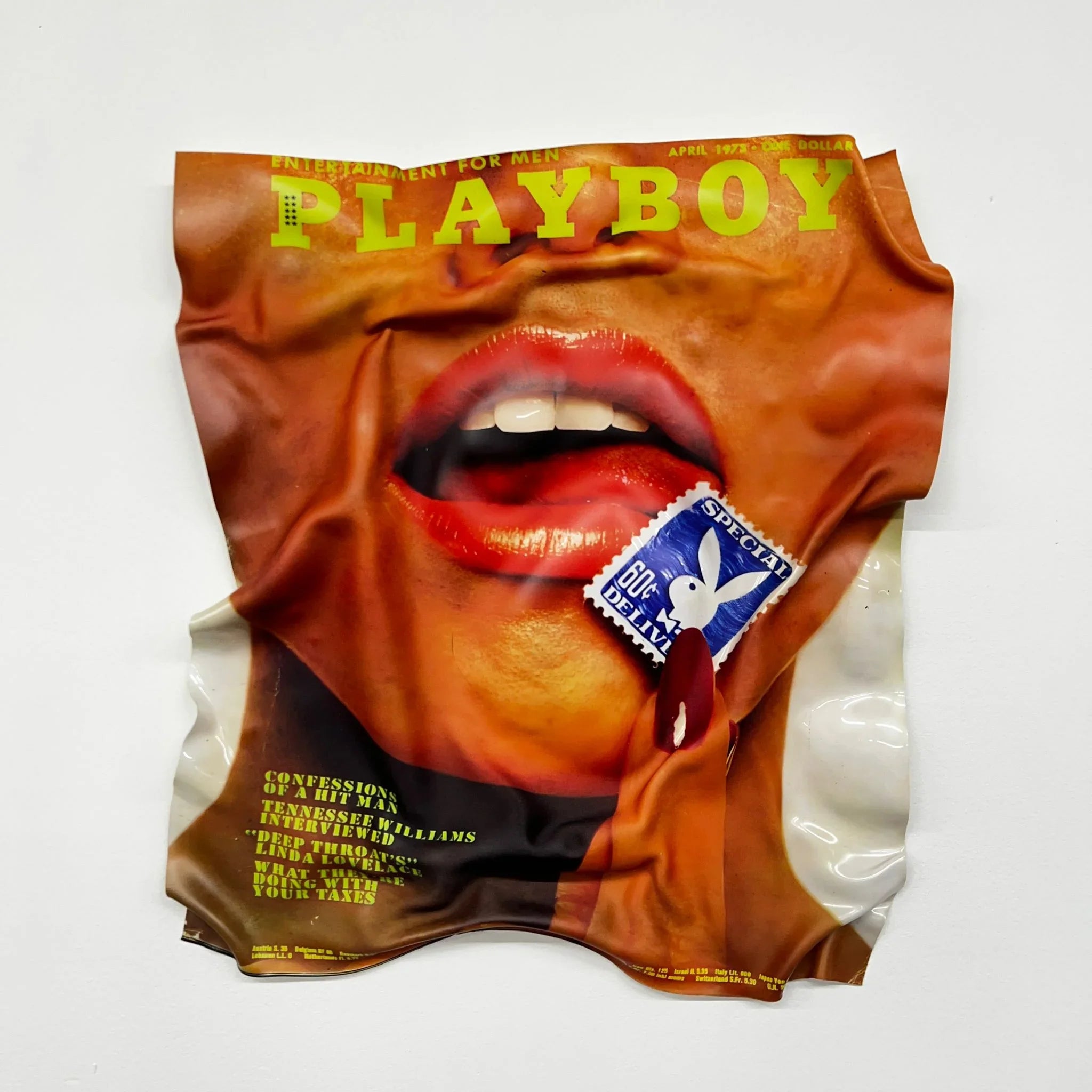 Tableau froissé - Playboy 1973 - Luxartis