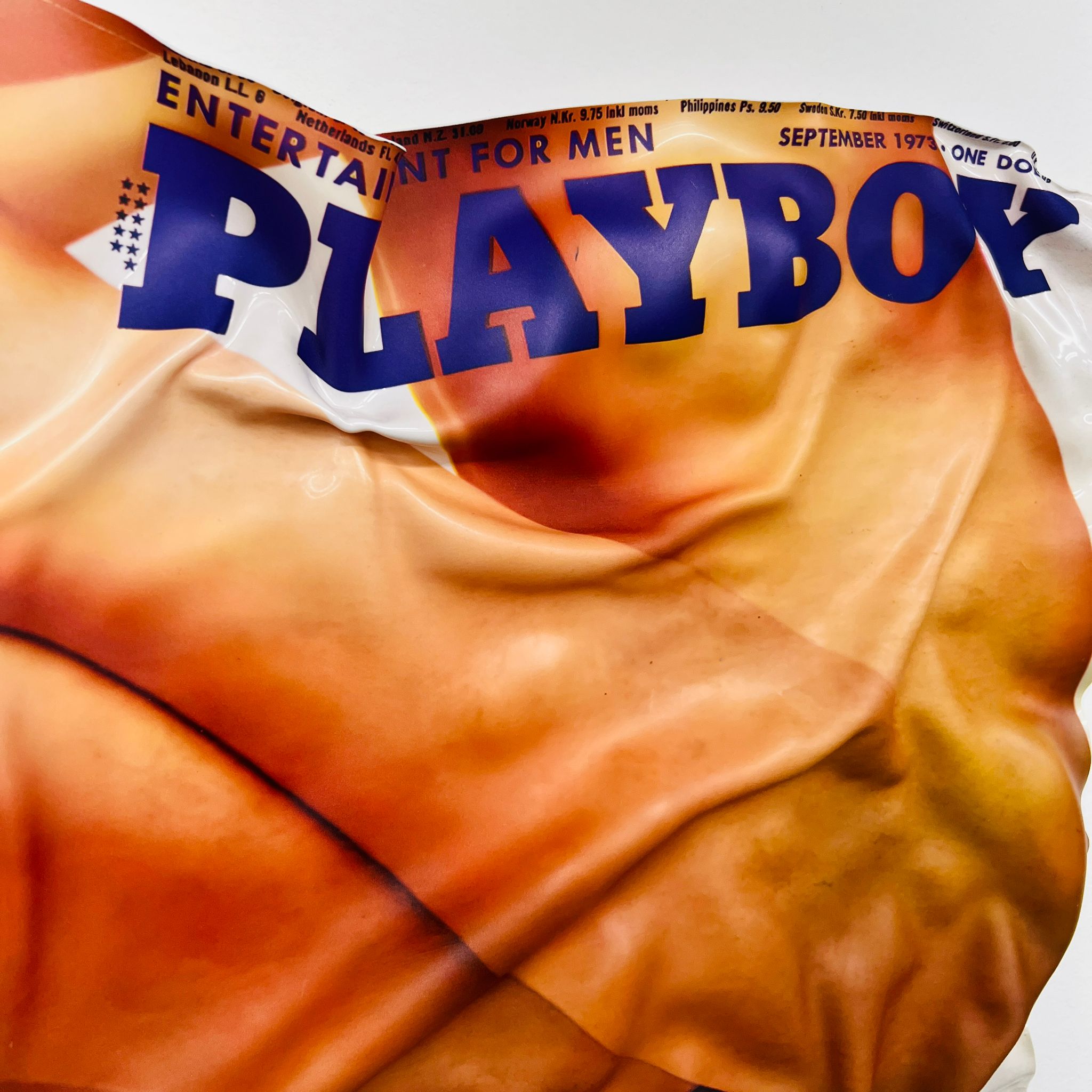 Tableau froissé - Playboy 1973 - Luxartis