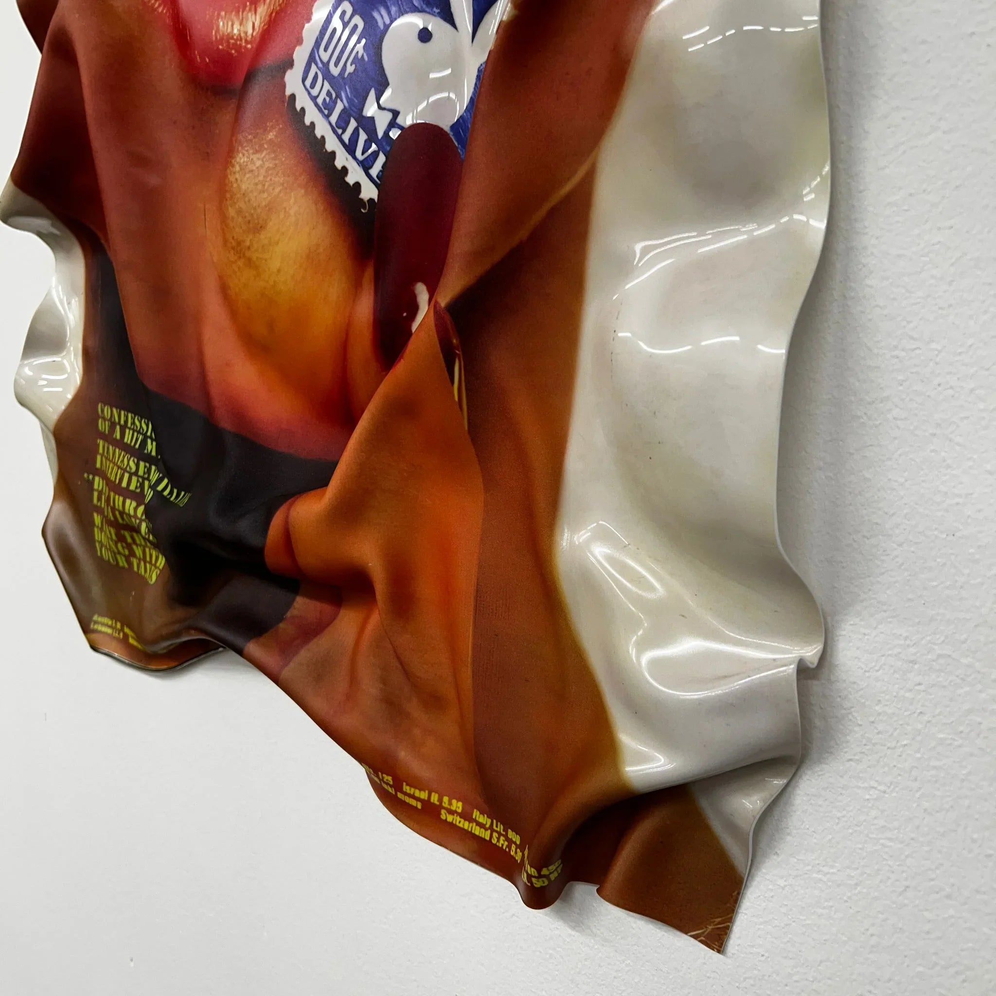 Tableau froissé - Playboy 1973 - Luxartis