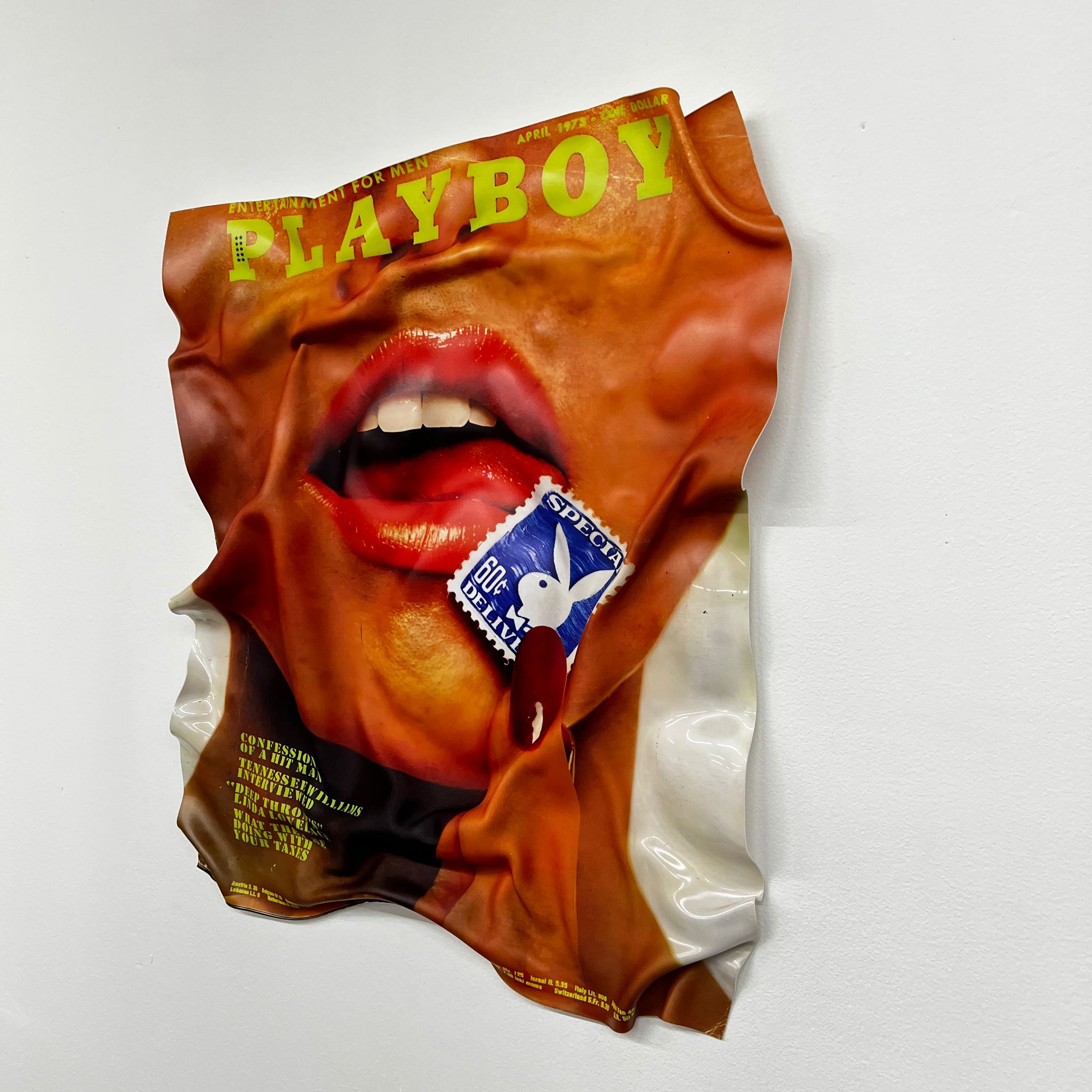 Tableau froissé - Playboy 1973 - Luxartis