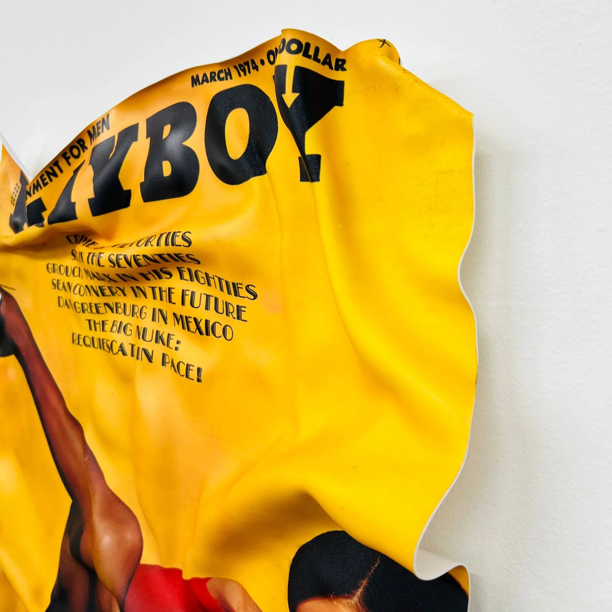 Tableau froissé - Playboy 1974 - Luxartis