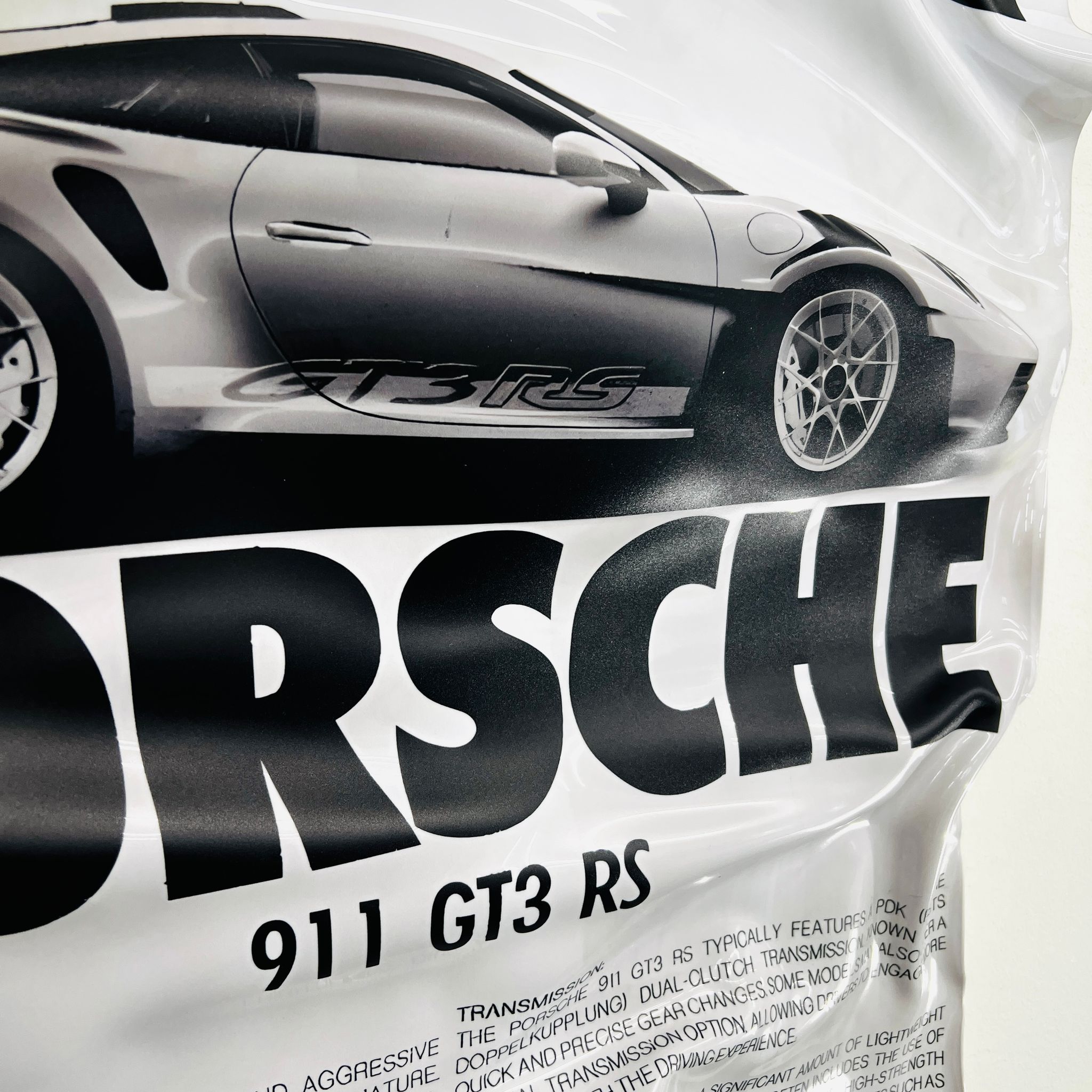 Tableau froissé - Porsche 911 GT3 RS - Luxartis