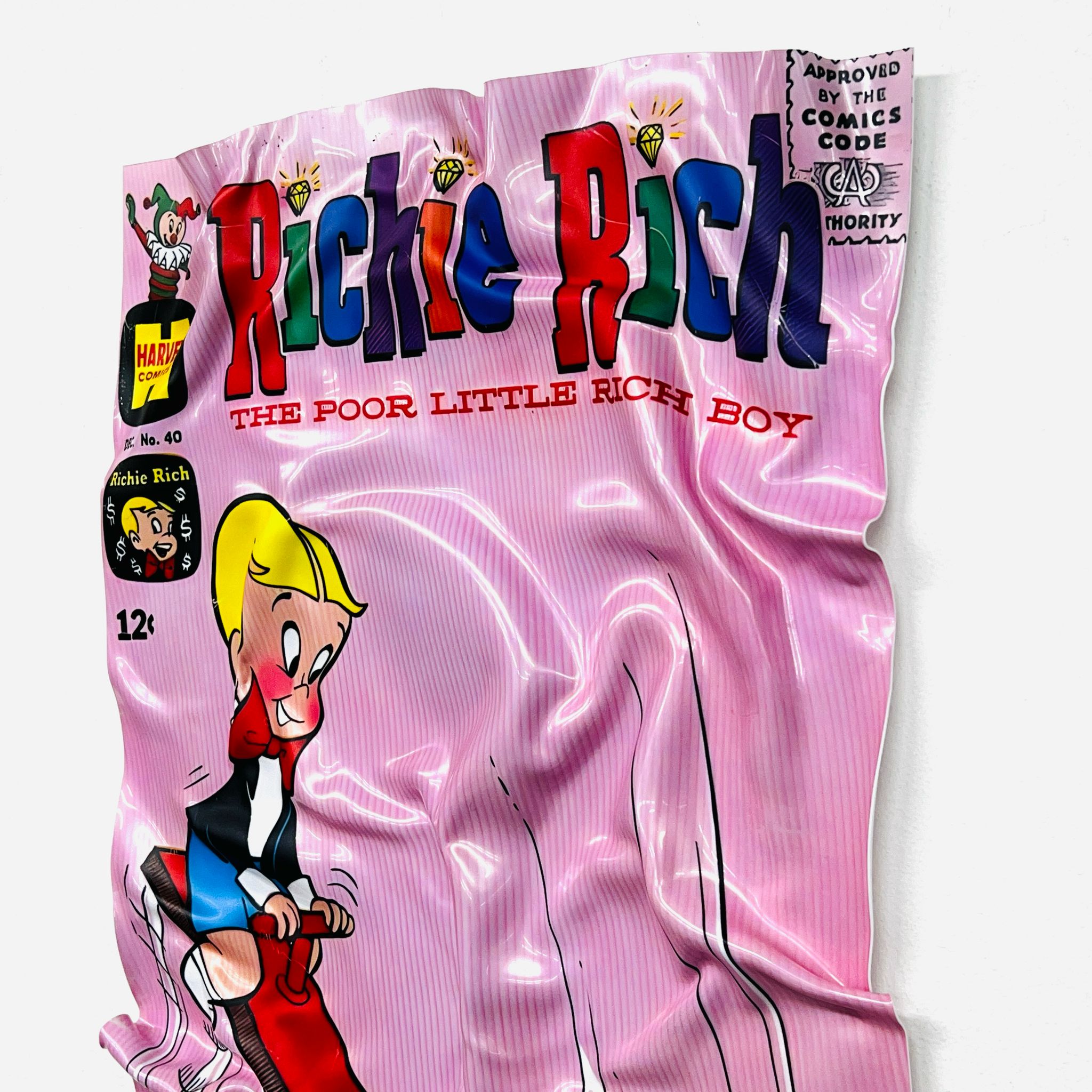 Tableau froissé - Richie Rich - Luxartis