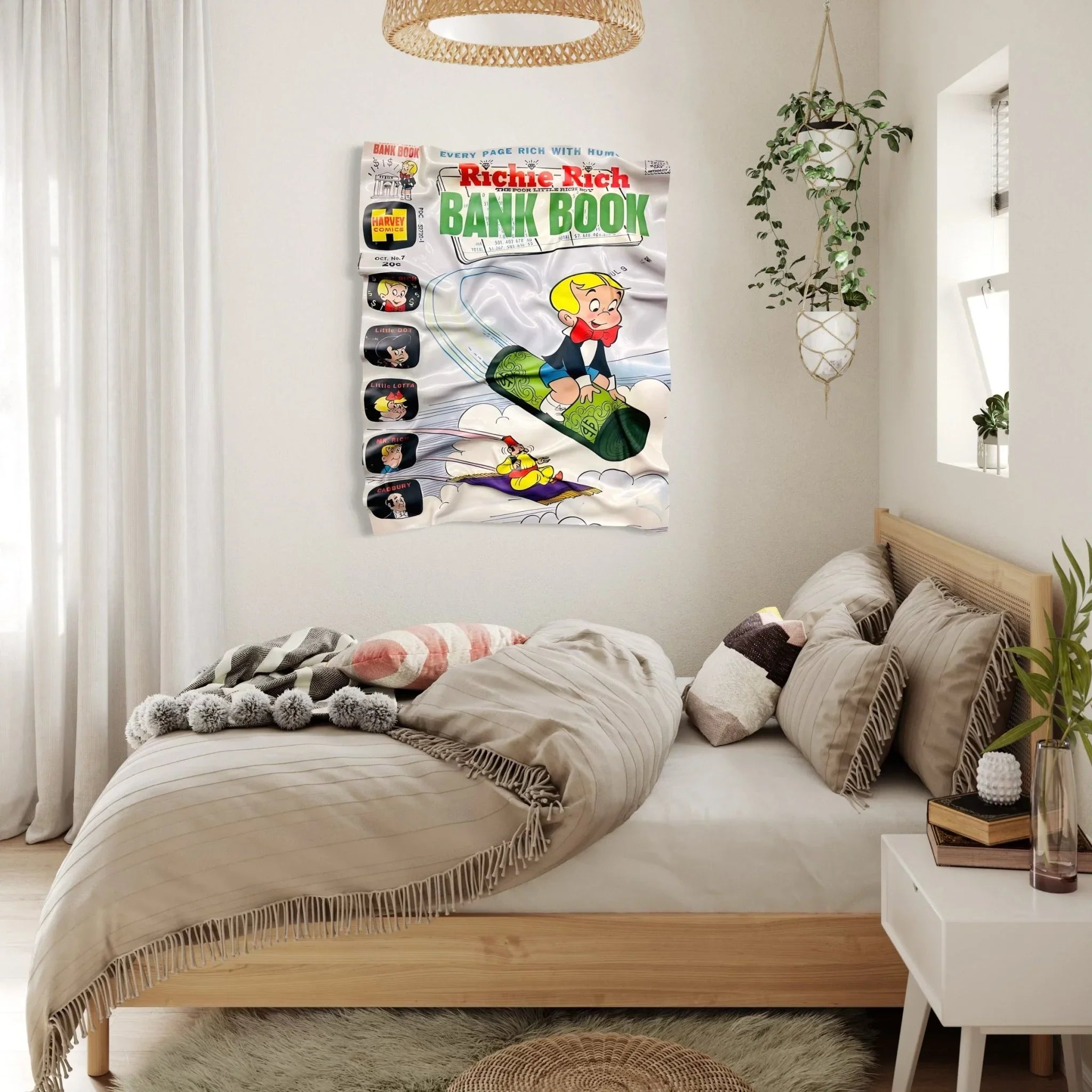 Tableau froissé - Richie Rich "Bank Book" - Luxartis