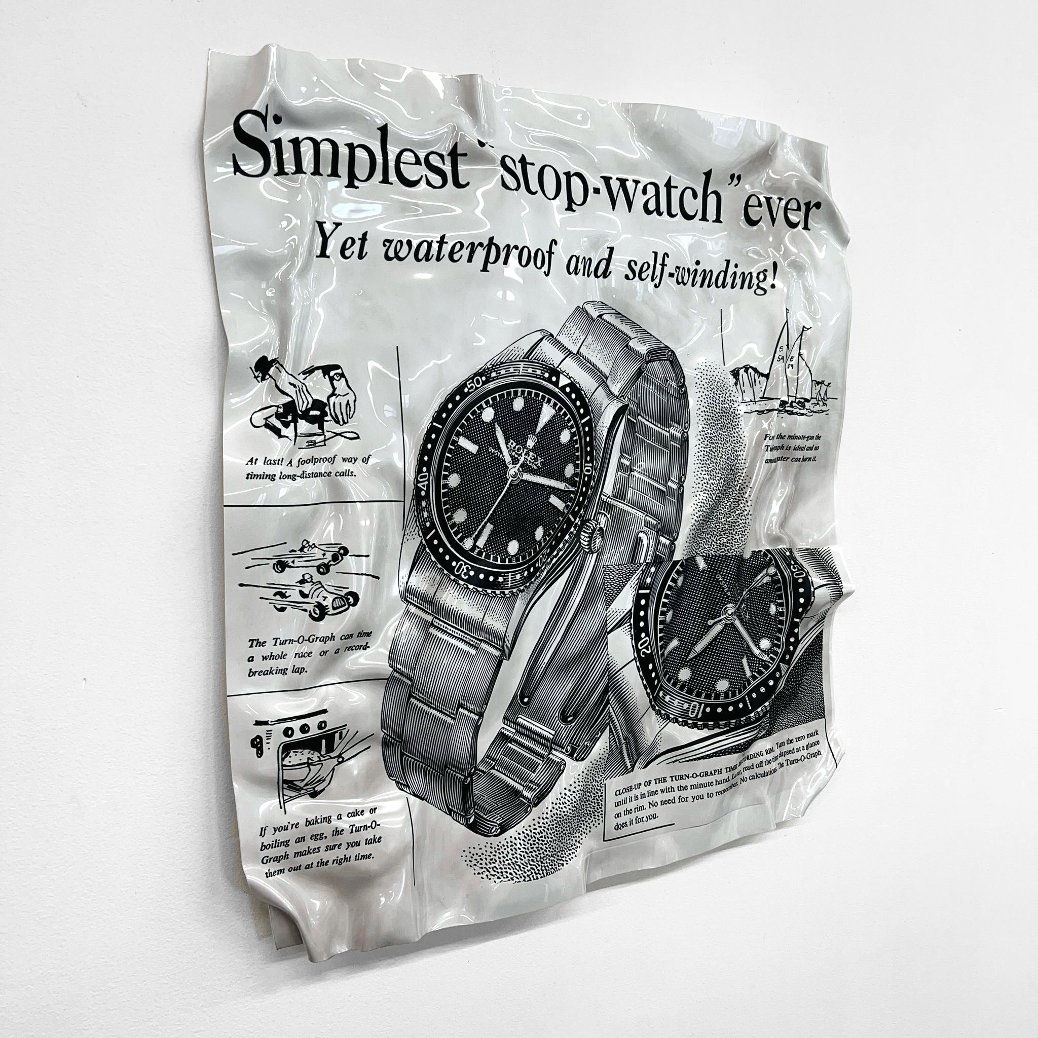 Tableau froissé - Rolex - Luxartis