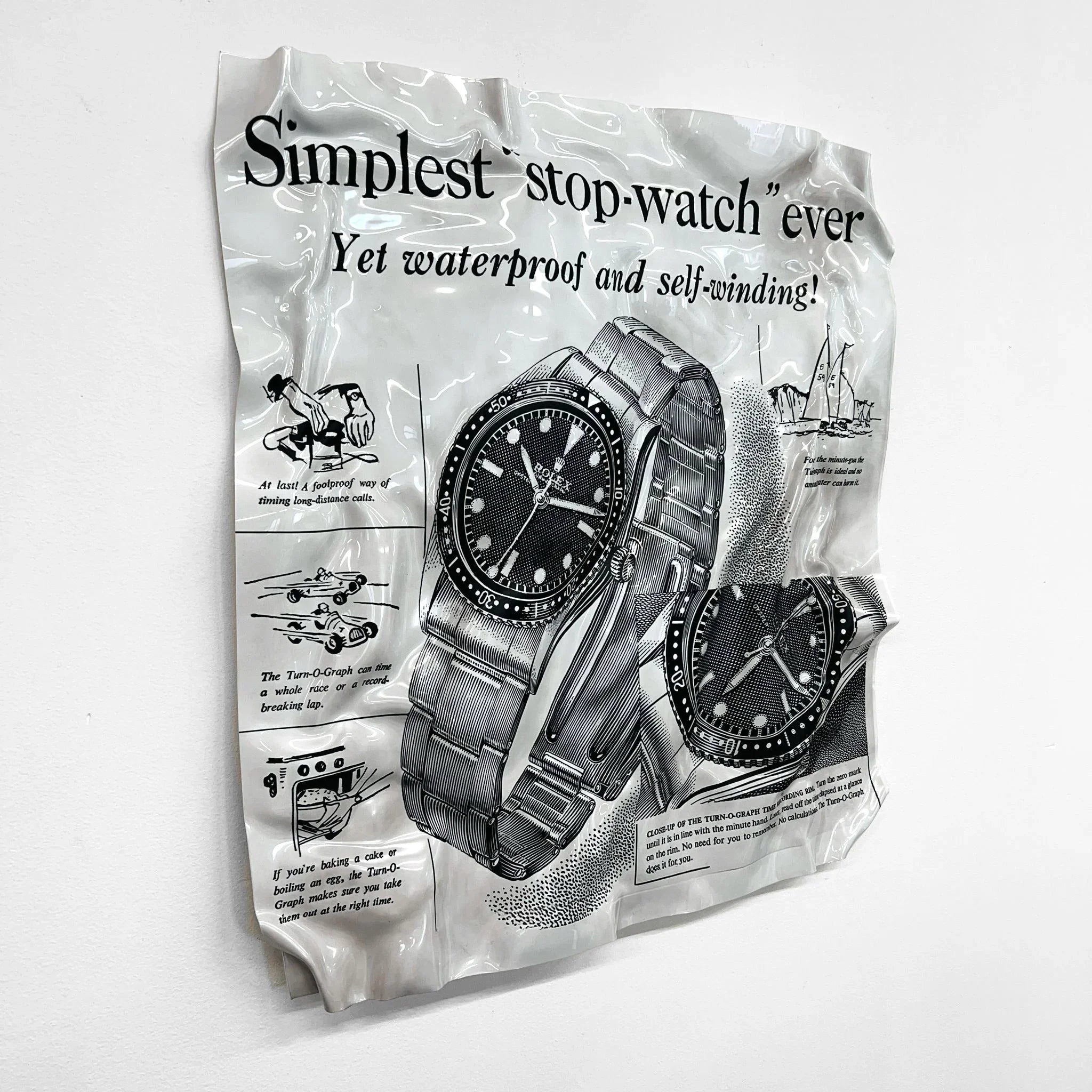 Tableau froissé - Rolex - Luxartis