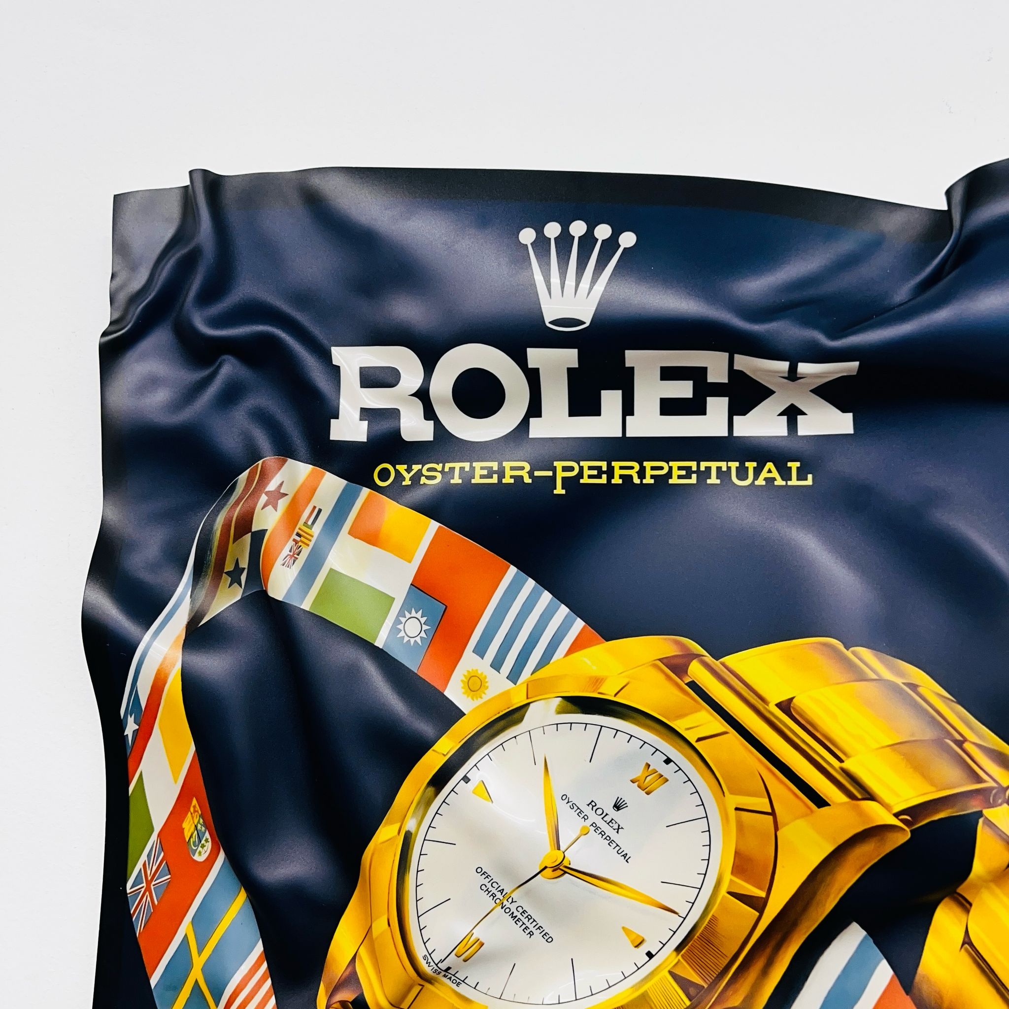 Tableau froissé - Rolex Oyster - Luxartis
