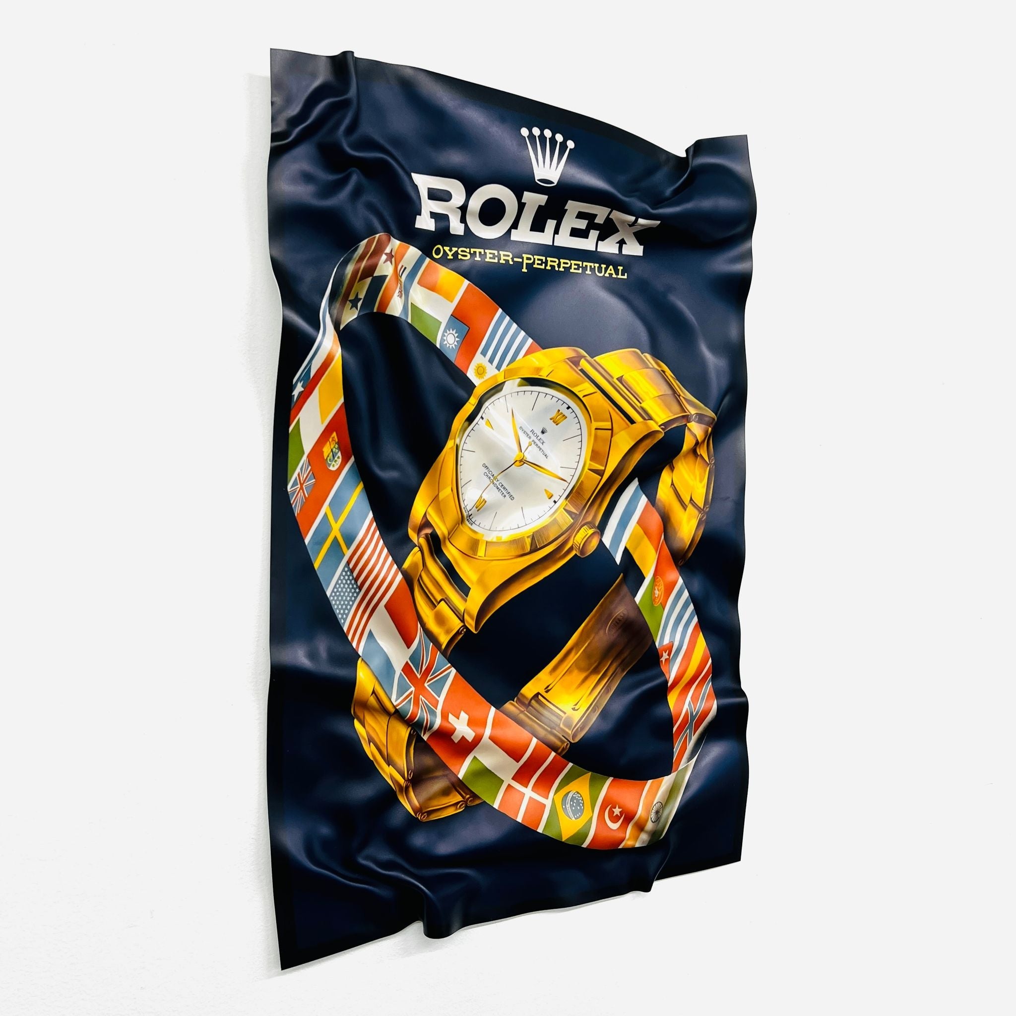 Tableau froissé - Rolex Oyster - Luxartis
