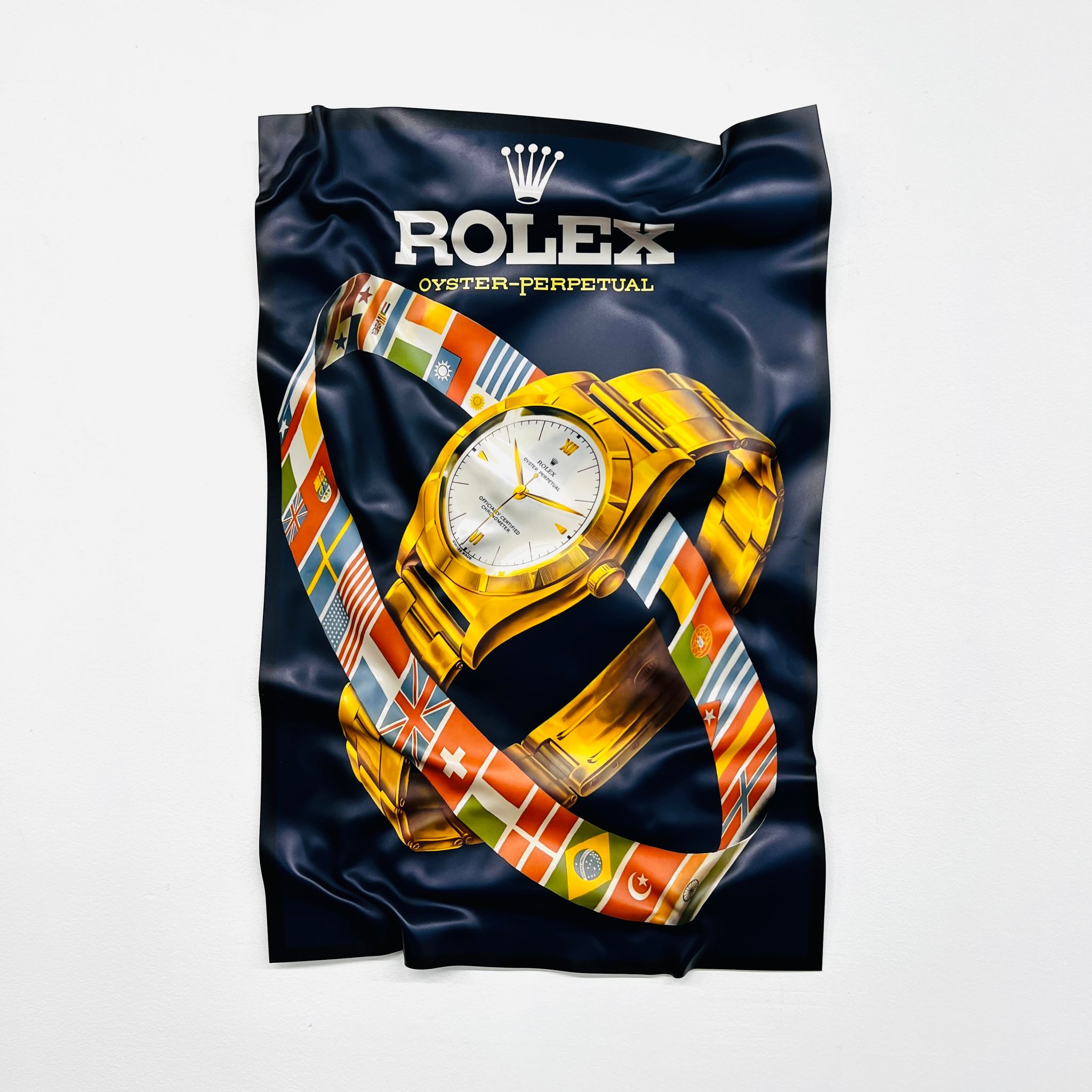 Tableau froissé - Rolex Oyster - Luxartis