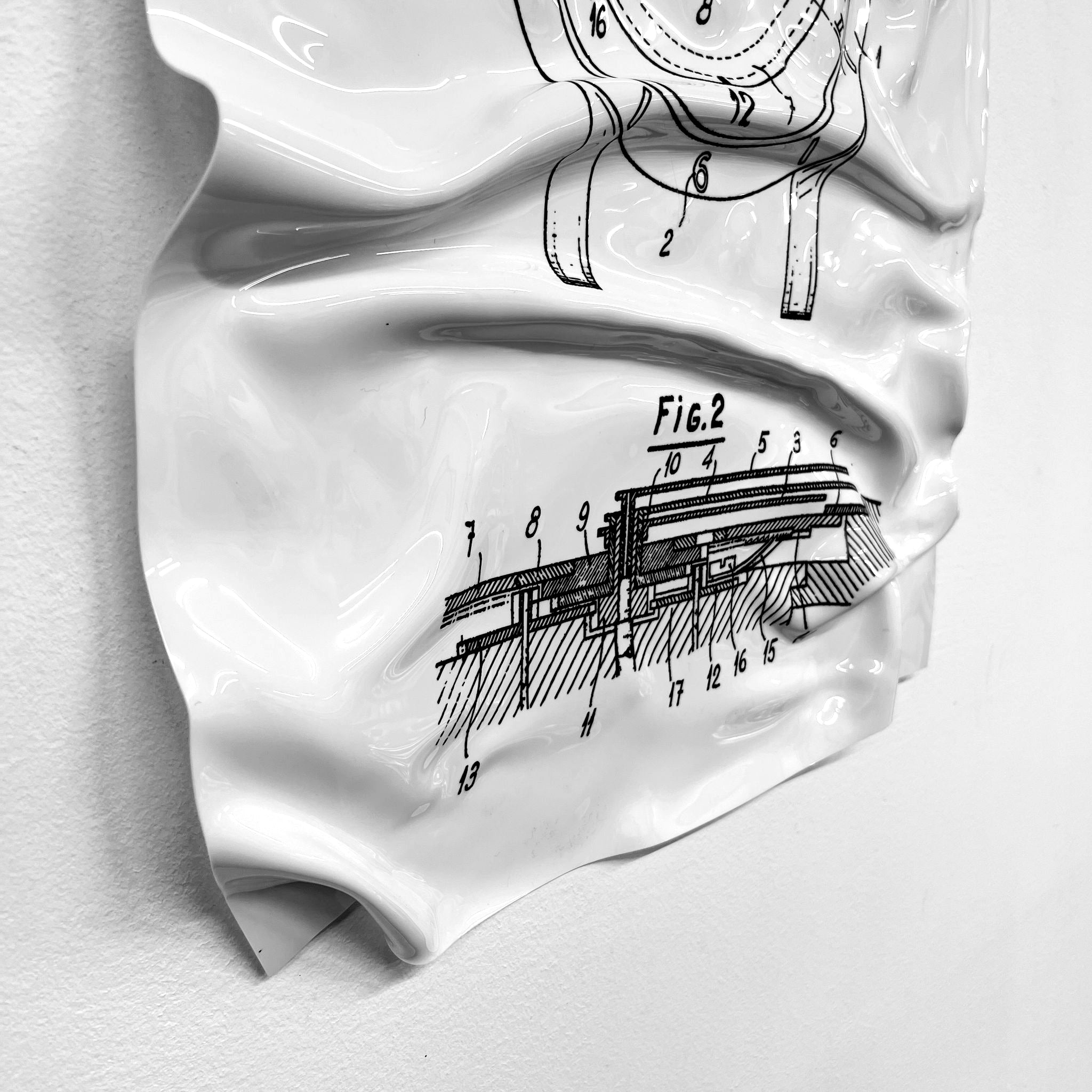 Tableau froissé - Rolex Patern - Luxartis