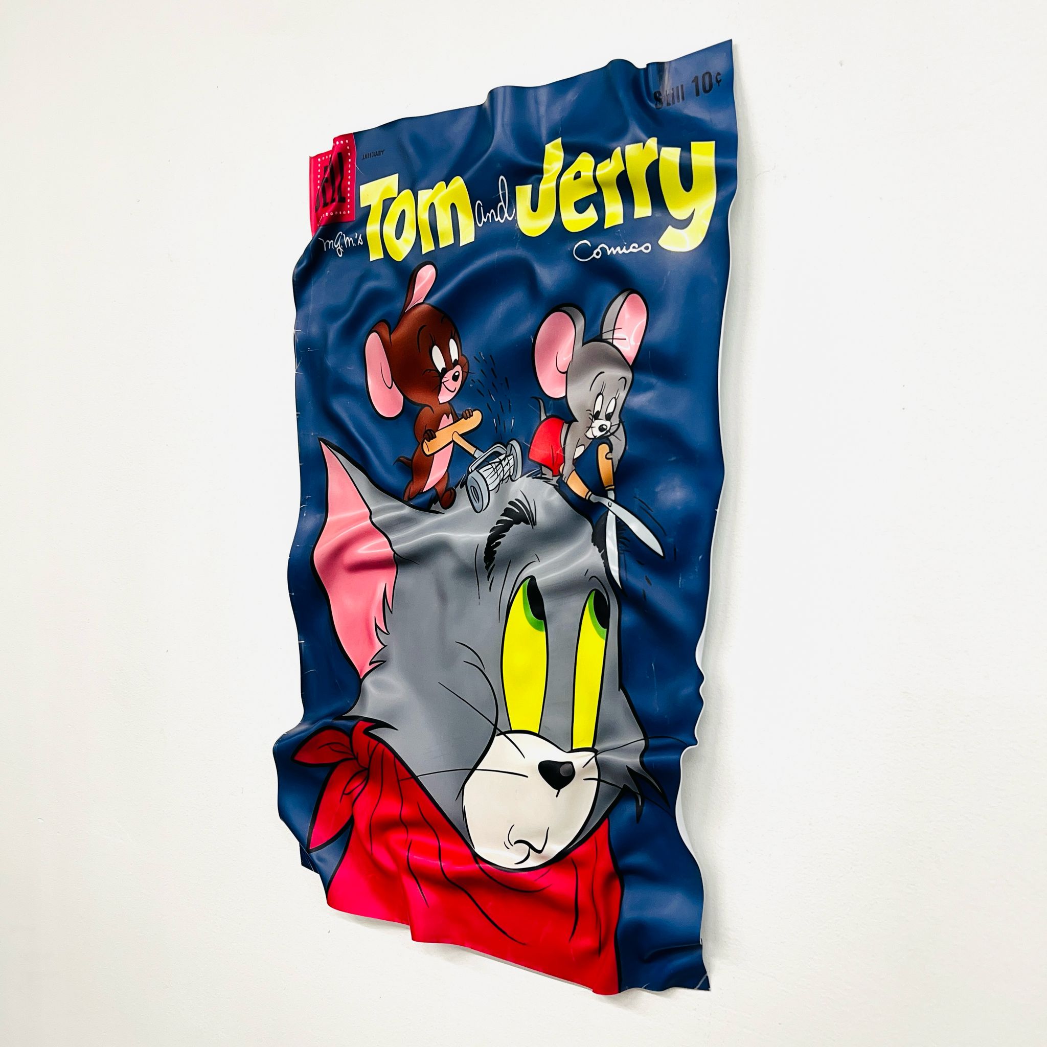 Tableau froissé - Tom & Jerry - Luxartis